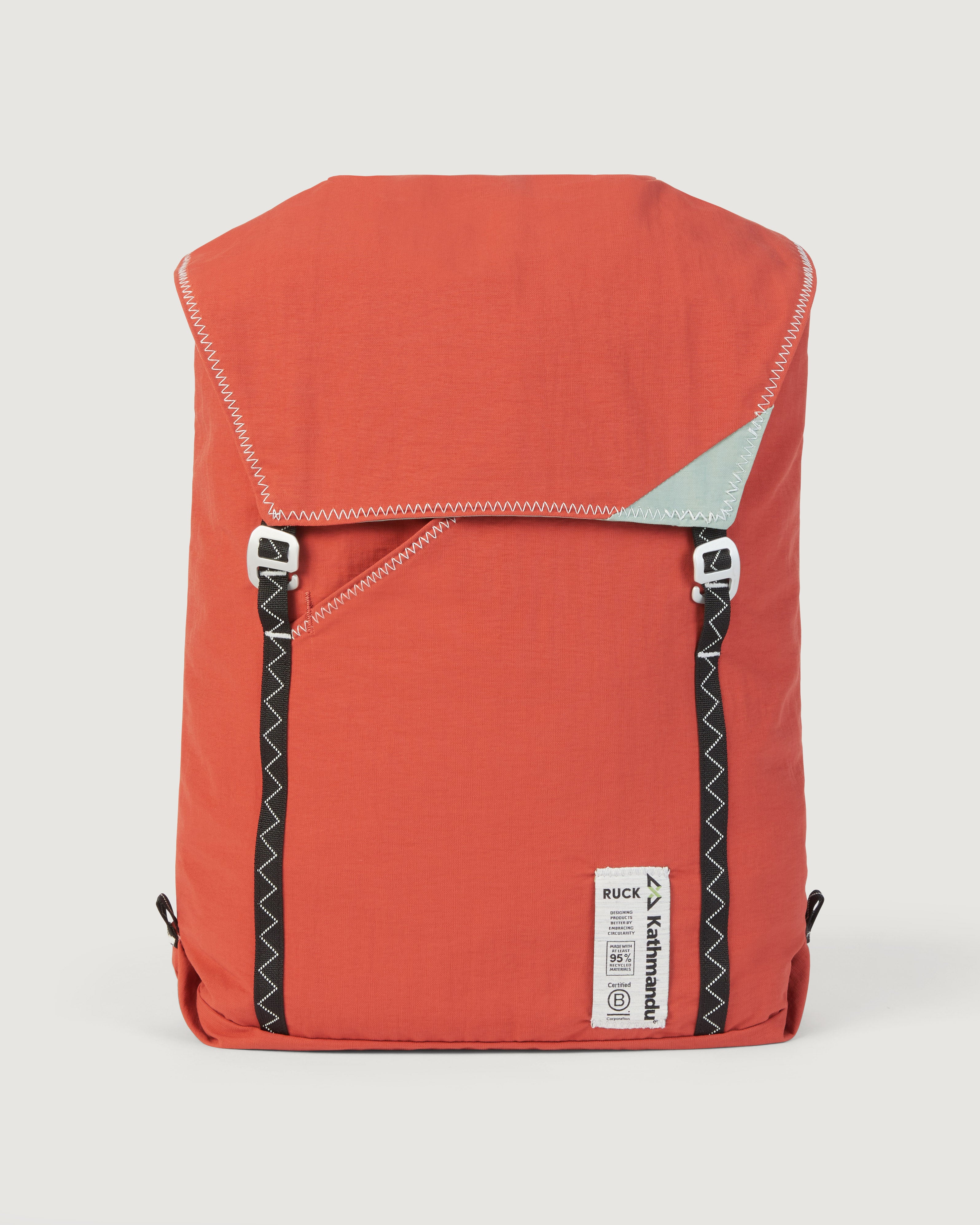 18L Rucksack Backpack - Red Earth/Gum Tree Color - Perfect for Hiking, Camping & Outdoor Adventures
