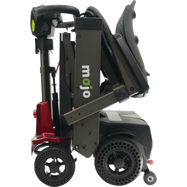 Mojo Manual Folding Scooter - Lightweight & Portable Mobility Aid for Adults & Seniors - Perfect for Travel, Shopping & Outdoor Activities
