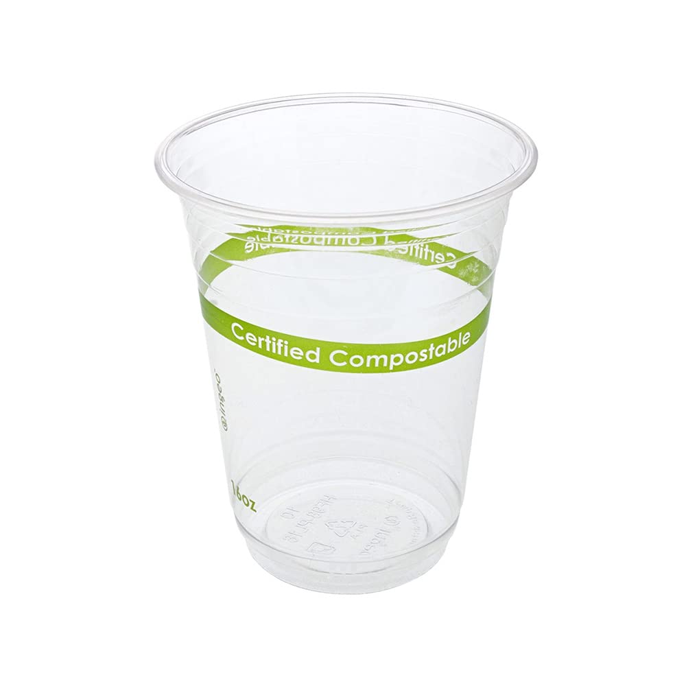 Clear Plastic Cold Cups - 50 Pack (16 oz) | Perfect for Iced Coffee, Smoothies, and Party Beverages | BPA-Free & Durable Disposable Cups