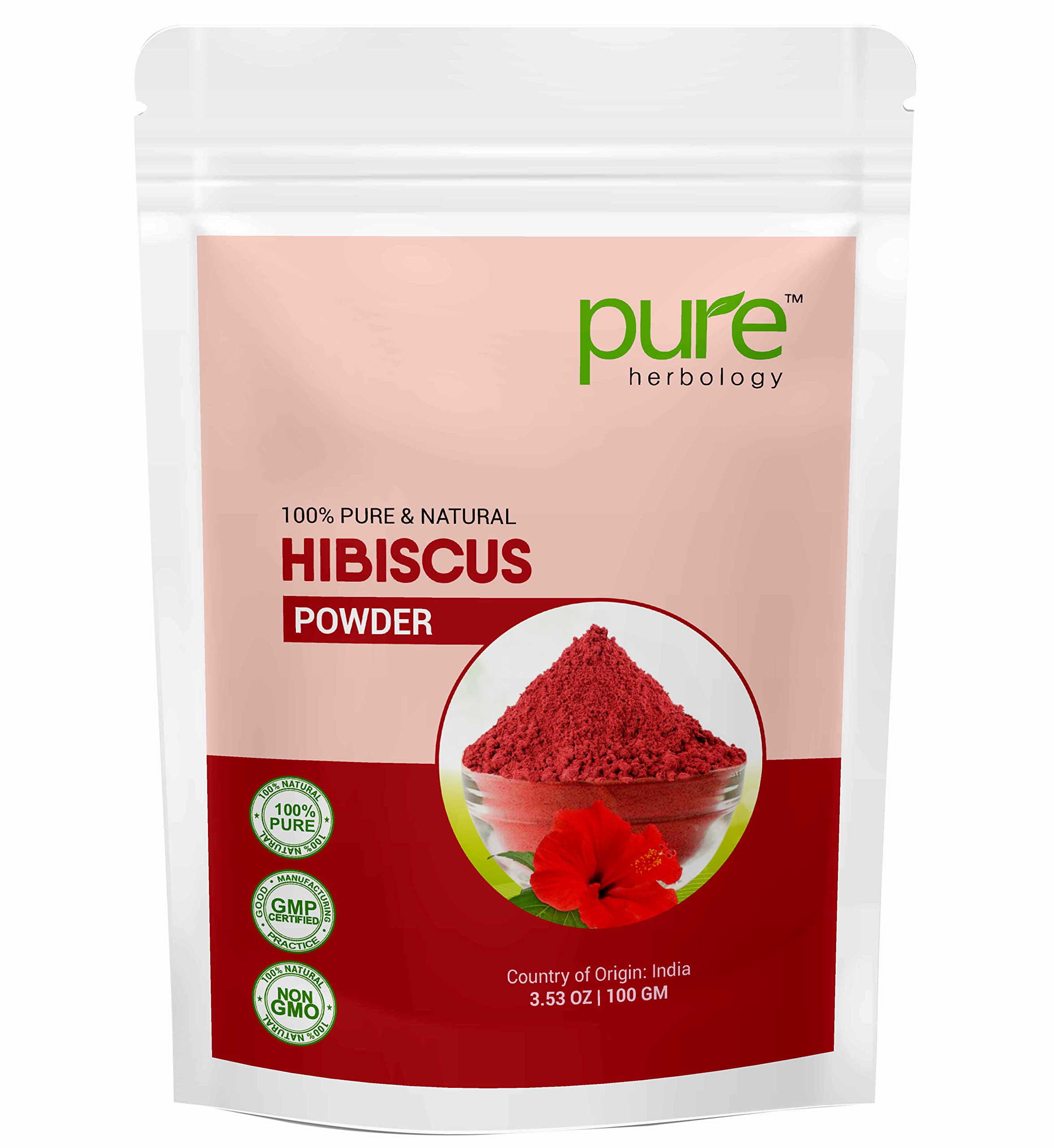 Pure & Natural Hibiscus Flower Powder for Skin & Hair Care - 200g | Organic Face Mask, Hair Growth Treatment | DIY Beauty Recipes for Glowing Skin & Stronger Hair