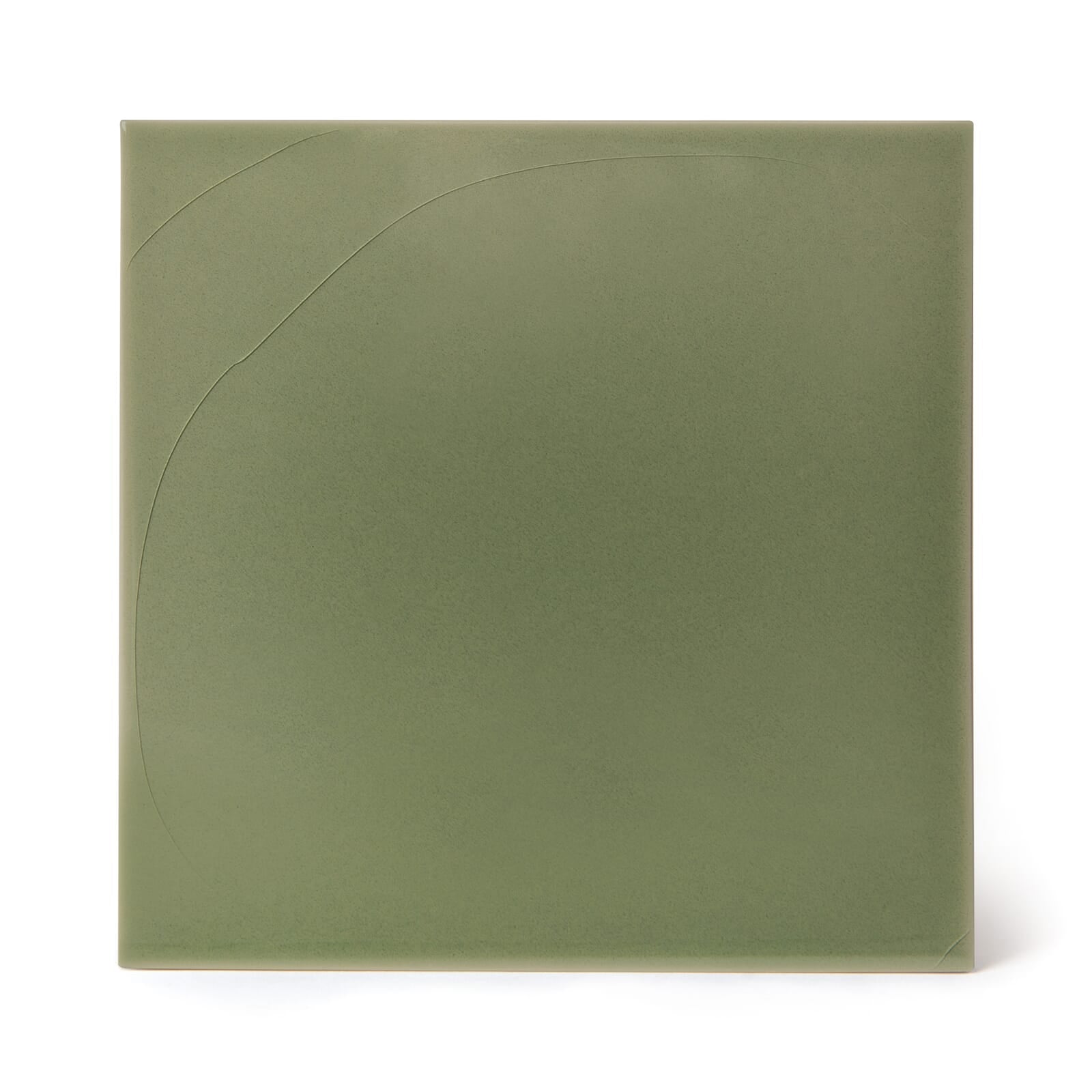 VOSS Tiles Sample - Sage Green Ceramic Tile for Kitchen Backsplash, Bathroom Wall, and Flooring | High-Quality Home Decor & Renovation