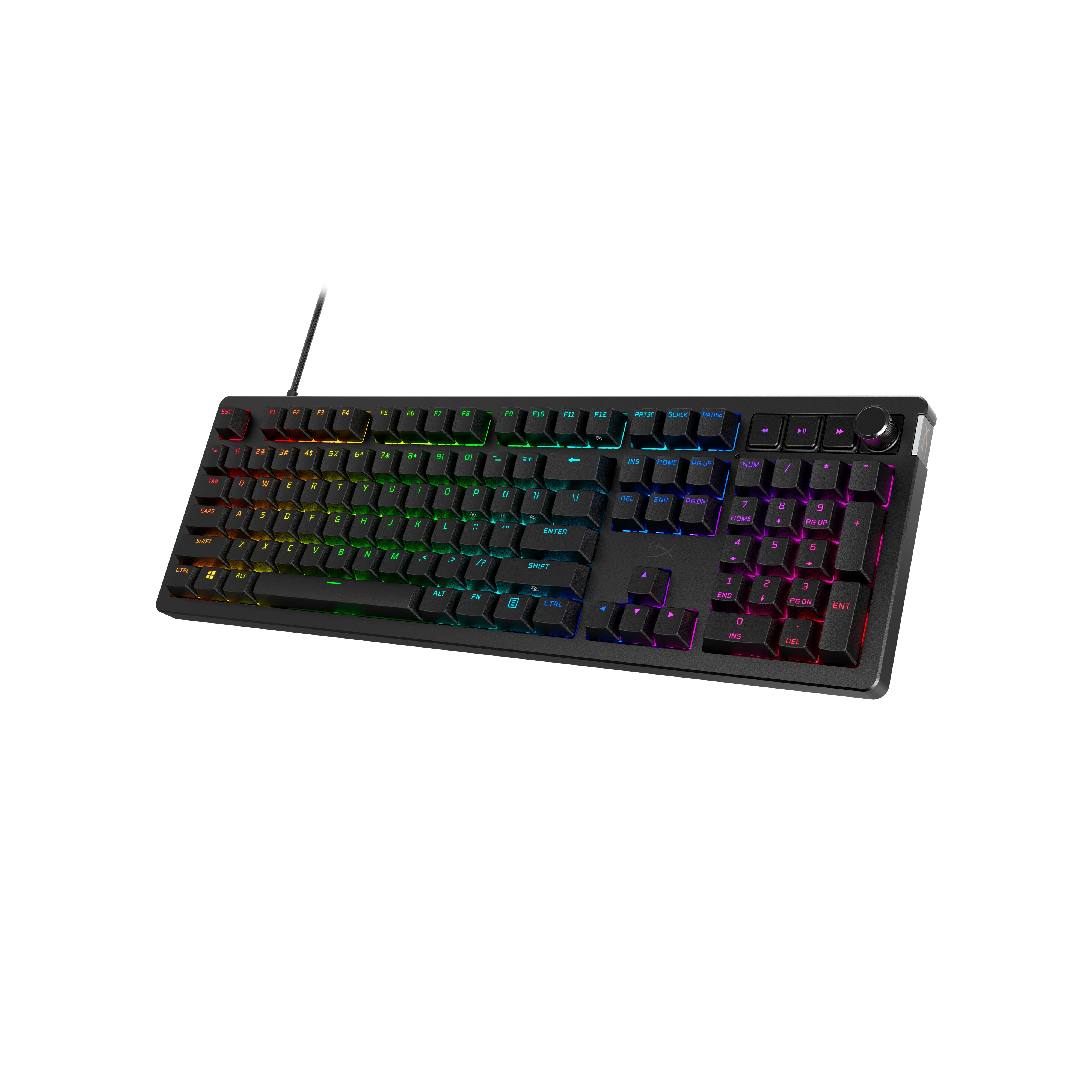 HyperX Alloy Rise Mechanical Gaming Keyboard - RGB Backlit, Anti-Ghosting, Durable Switches for PC & Mac - Perfect for Esports, Streaming & Office Work