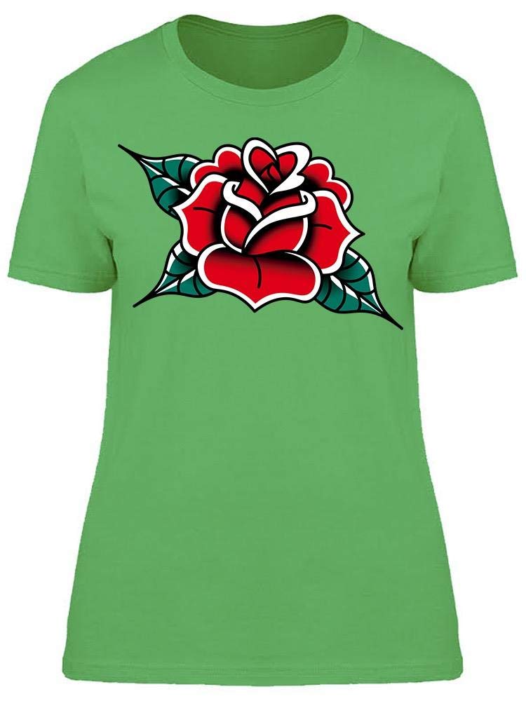 Smartprints Vintage Rose Print T-Shirt for Women - Soft Cotton Casual Tee for Everyday Wear, Street Style & Retro Fashion