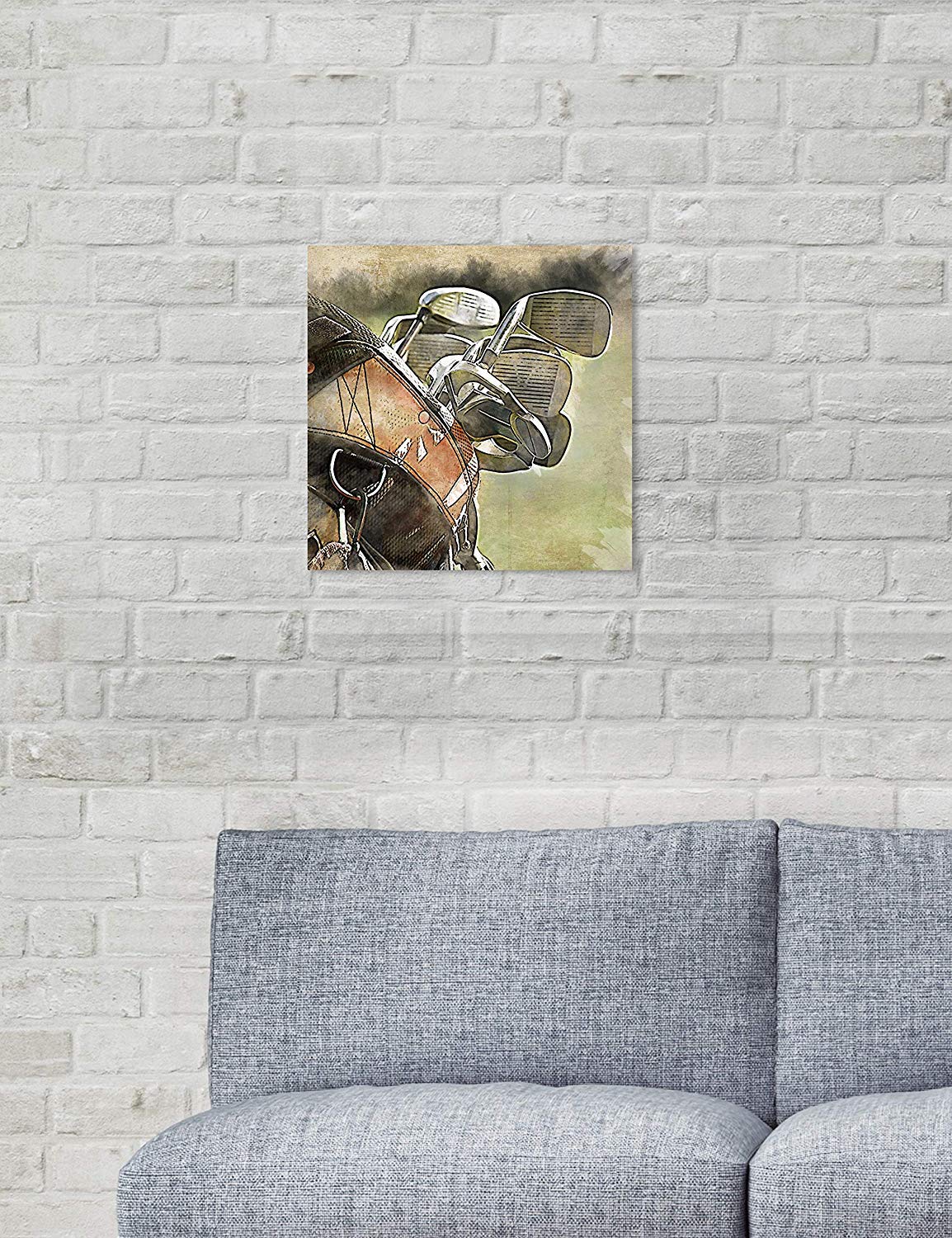 Boys Sports Wall Art Canvas Prints - 'The Right Tool for The Job' Motivational Decor for Kids Bedroom, Playroom & Sports Themed Rooms