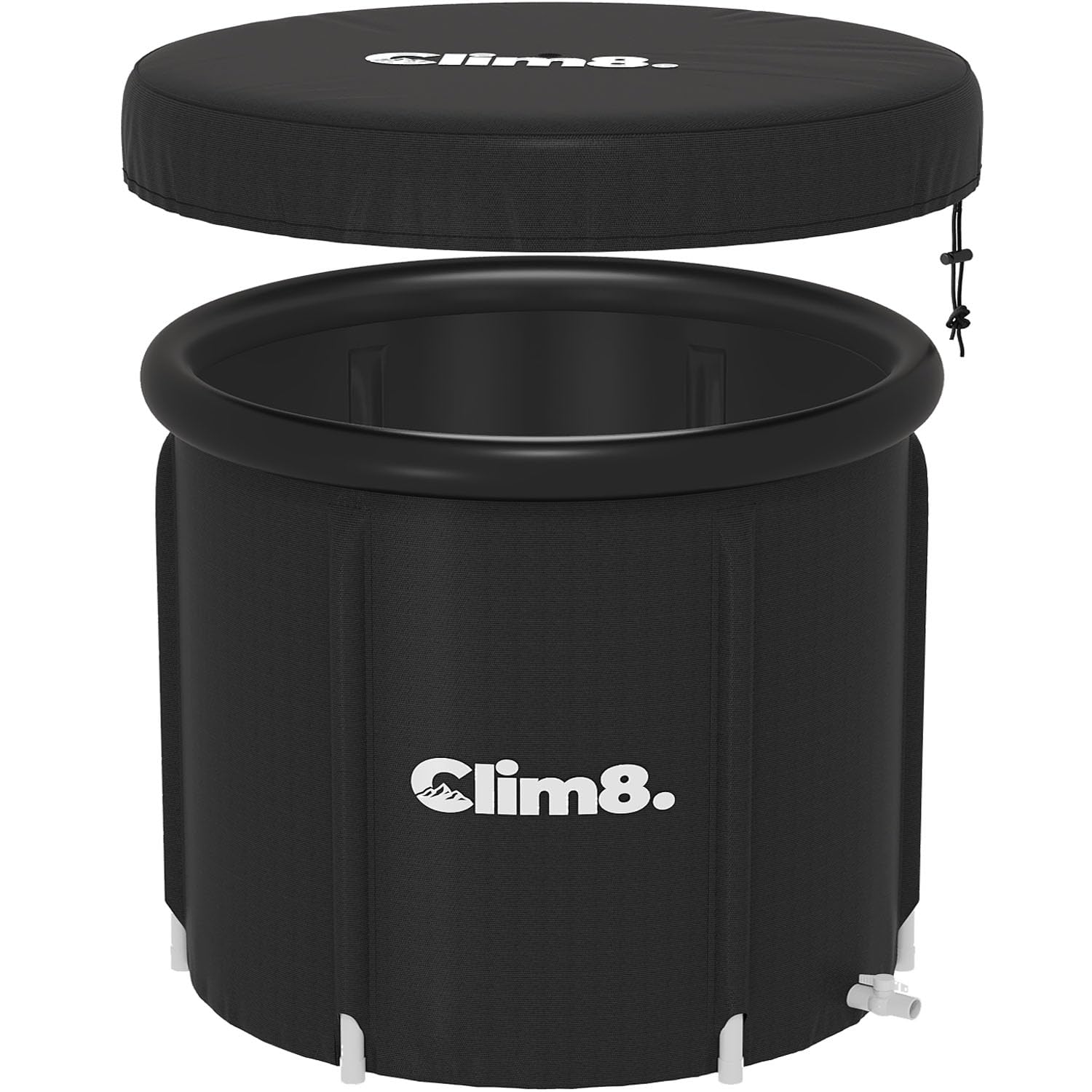 XL Large Cold Plunge Tub for Ice Bath Therapy at Home - Insulated Ice Bath Tub with Cover for Indoor & Outdoor Use - Perfect for Post-Workout Recovery, Athletic Training & Hydrotherapy