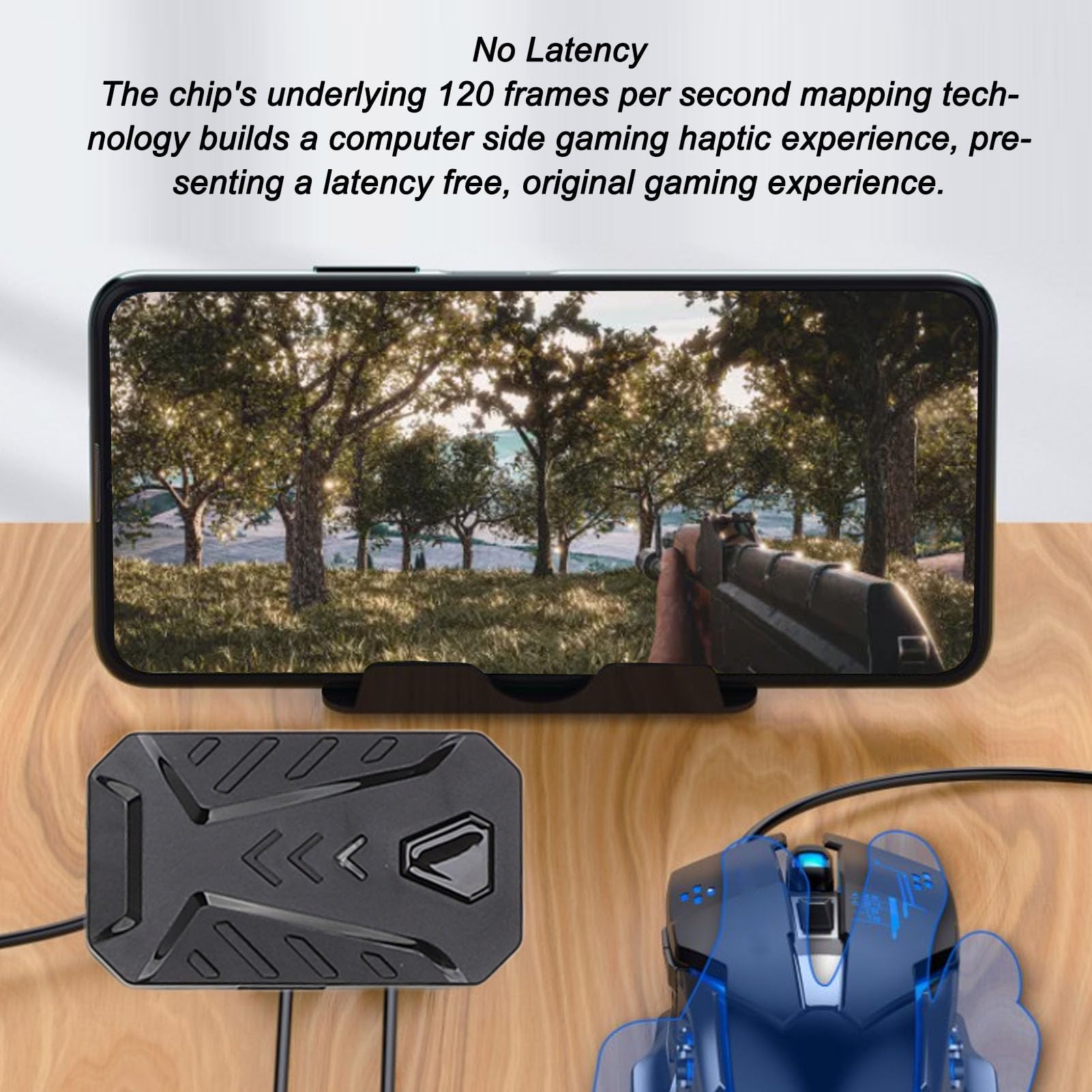 One-Handed Gaming Keyboard and Mouse Combo - RGB Backlit Wired Mini Keyboard with 3-in-1 Mobile Game Controller | Perfect for PC, PS4, Xbox Gaming at Home, Dorm, Travel & Esports Tournaments