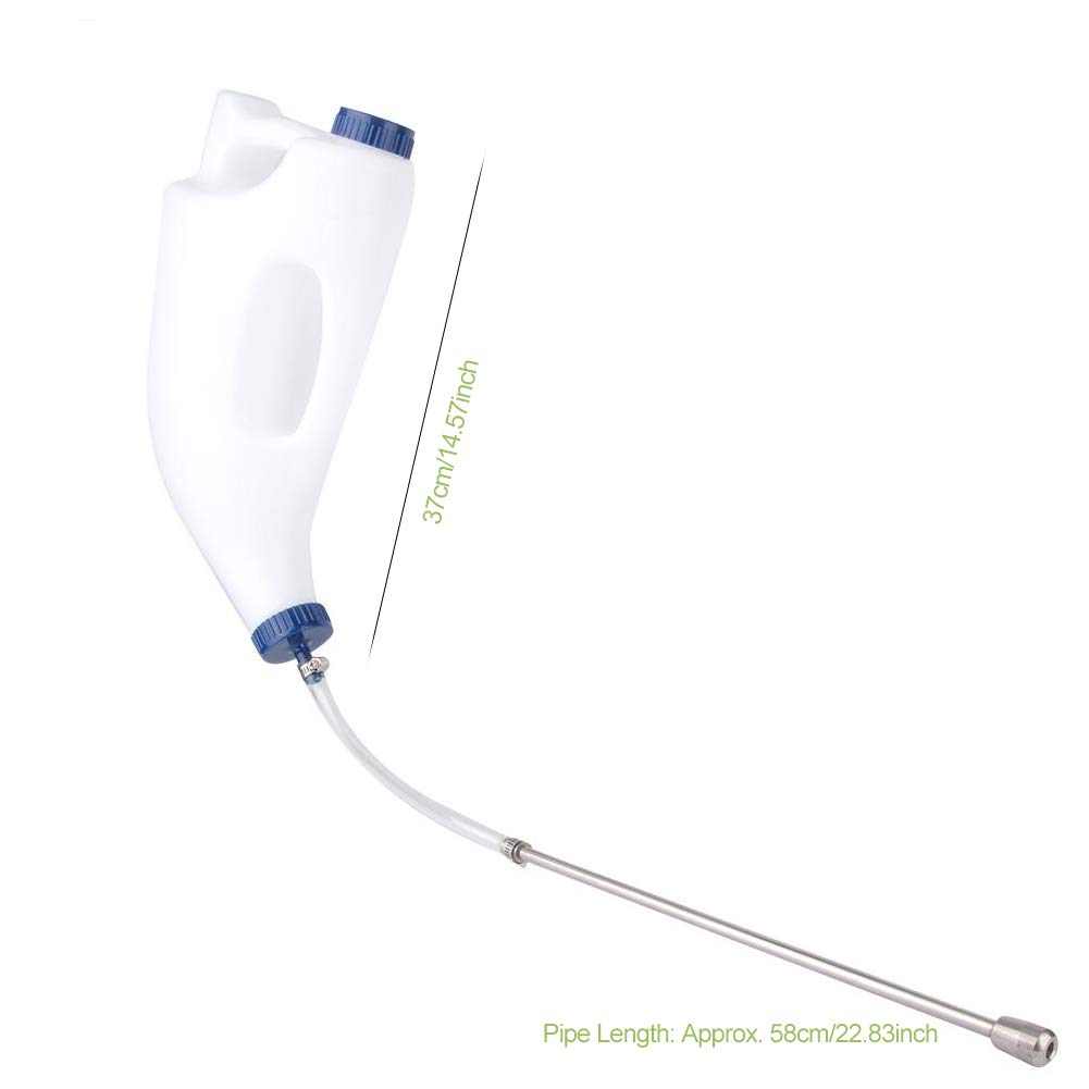 Taidda 3L Calf Milk Feeding Bottle - Plastic Livestock Bottle for Cattle, Sheep & Calves - Durable Farm Animal Feeding Set for Newborn Livestock Care & Ranch Use
