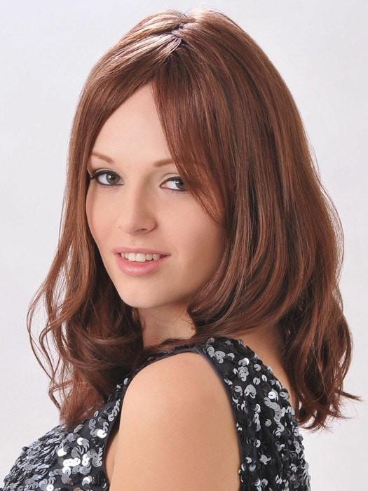 Adelle H Mono Human Hair Wig with Mono Top - Natural Look & Comfort | Perfect for Daily Wear, Cosplay, and Special Occasions