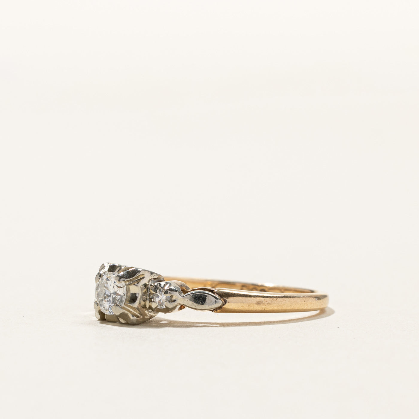 0.23ctw Three Stone Diamond Engagement Ring - Size 6.25 - Perfect for Proposals, Anniversaries & Special Occasions