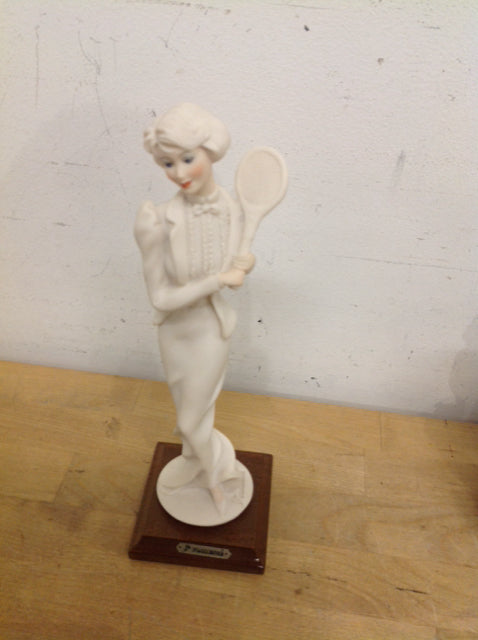 10 Florence Italy Lady Tennis Statue - Elegant Decorative Figurines for Home, Office & Garden | Perfect Gift for Tennis Lovers & Art Collectors