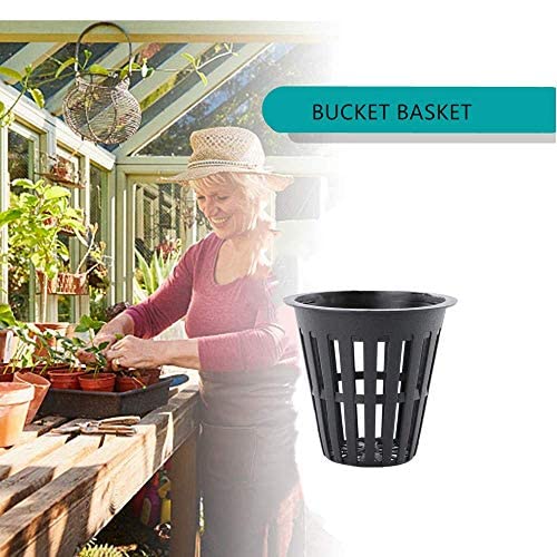 50PCS 2 Inch Heavy Duty Hydroponic Net Pots - Round Slotted Mesh Cups for Hydroponics, Aeroponics & Indoor Gardening - Perfect for Lettuce, Herbs & Seed Starting