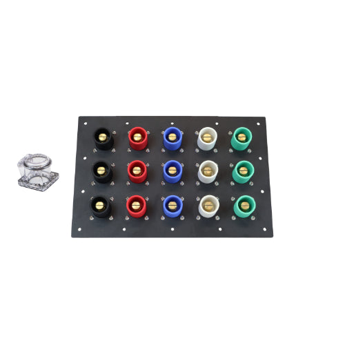 1200A Non-Metallic Male Double Set Screw 15-Position CAM Lock Panel - Electrical Panel Connector for Industrial & Commercial Power Distribution