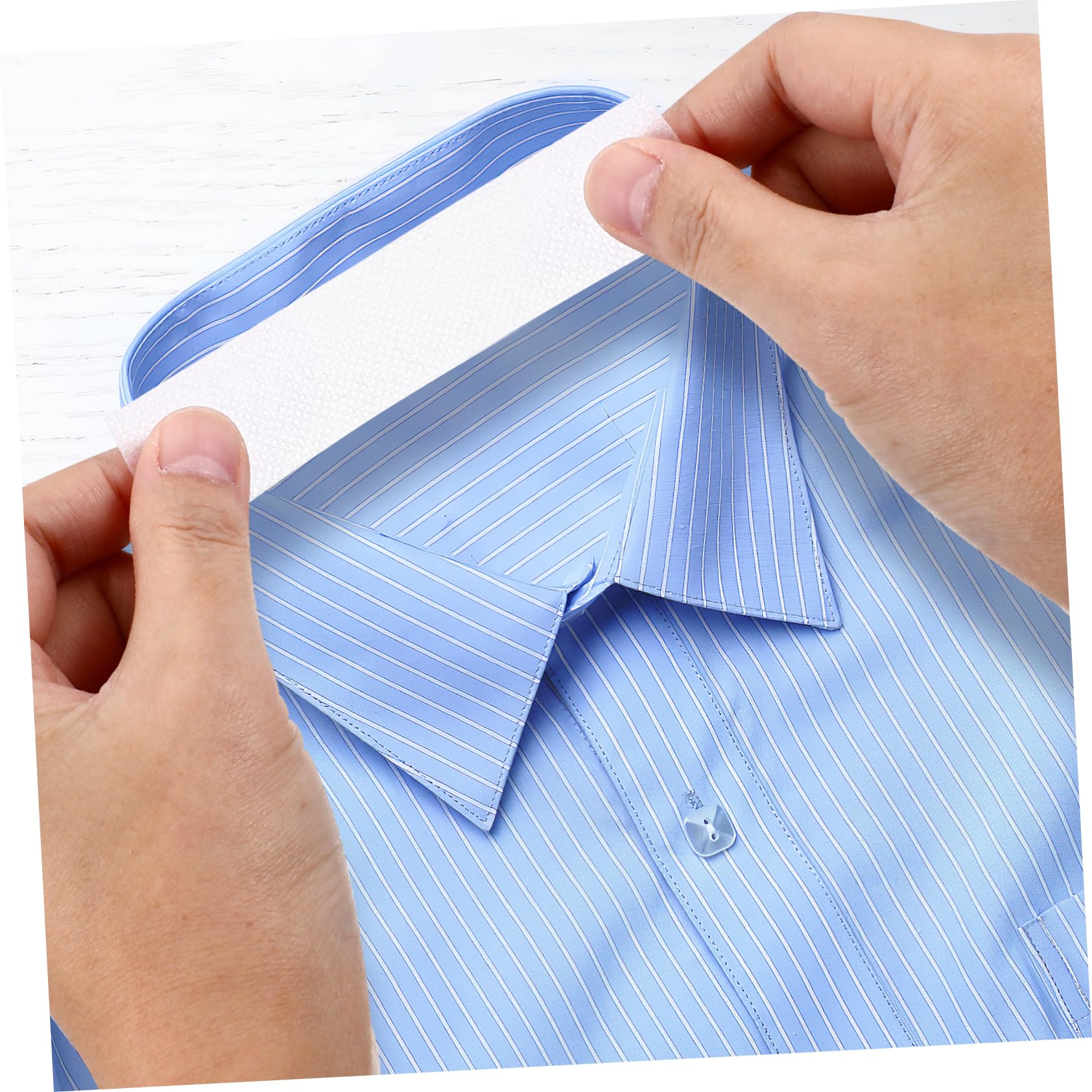 6 Rolls Disposable Adhesive Collar Protectors for Men & Women - Invisible Sweat Absorption Pads for Dress Shirts, Blouses & Suits (6 Pack) - Stay Fresh & Stain-Free All Day at Work or Formal Events