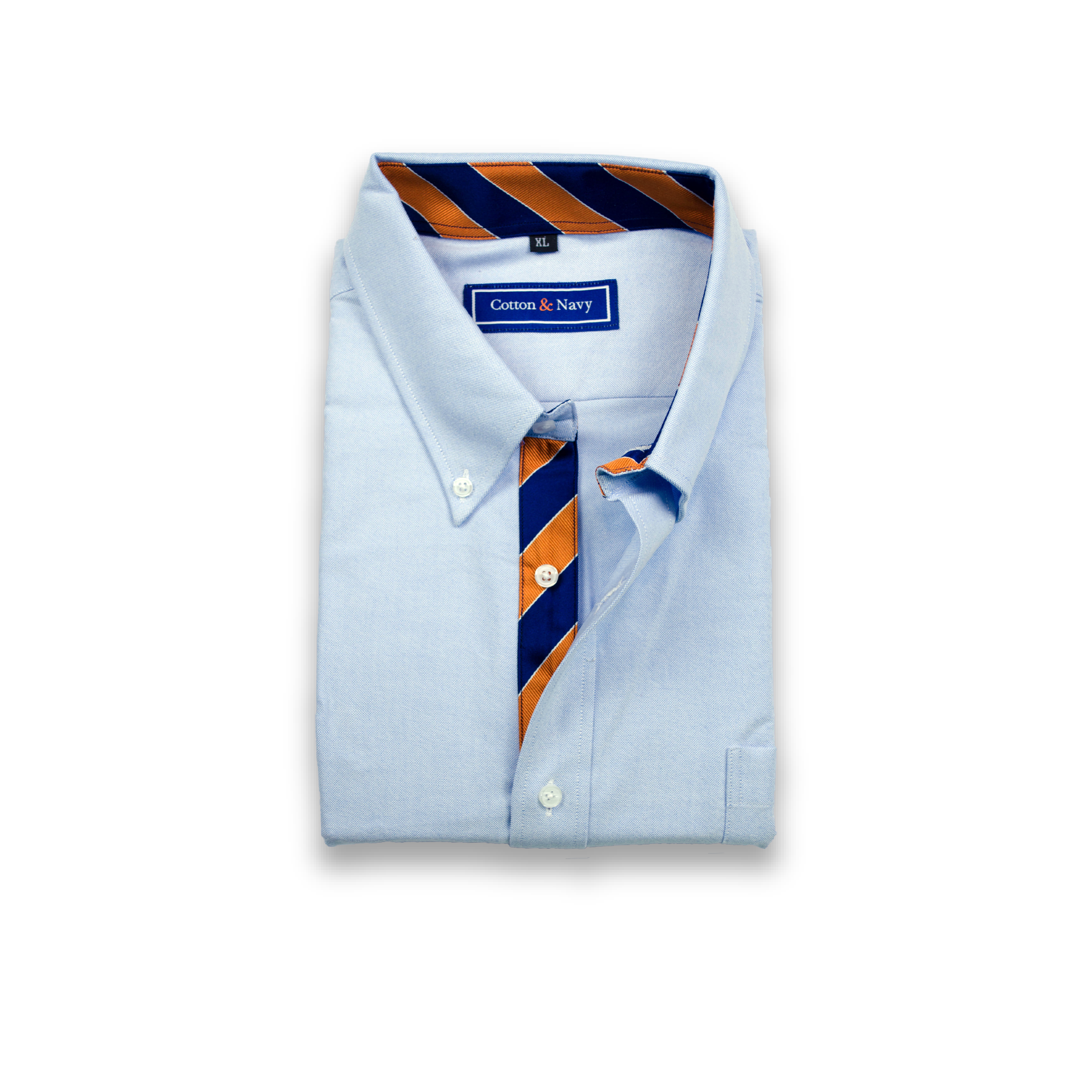 Custom Navy Blue Cotton Sport Shirt for Men - Breathable & Comfortable Golf & Casual Wear - Perfect for Outdoor Activities, Work & Everyday Style