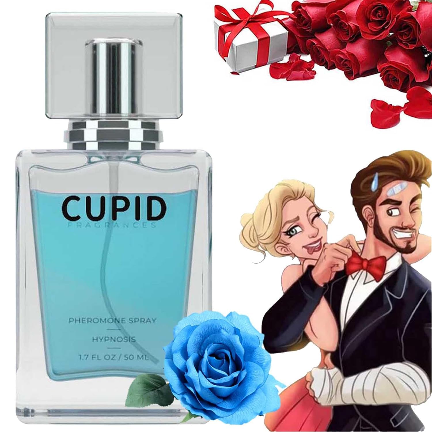 Premium Cupid Cologne for Men - 50ml Hypnotic Fragrance with Pheromones | Attract Love & Confidence | Perfect for Dates, Romance & Special Occasions