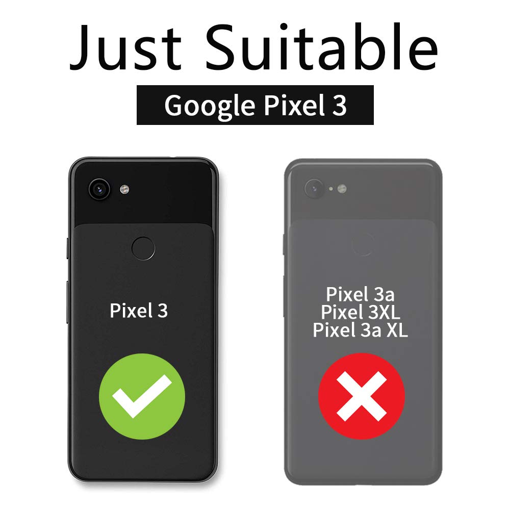 Google Pixel 3 Phone Case - Slim Flexible TPU Rubber Cover with Shock Absorption & Anti-Scratch Protection | Lightweight Carbon Fiber Design (Brushed Black) | Perfect for Daily Use, Travel & Outdoor Activities