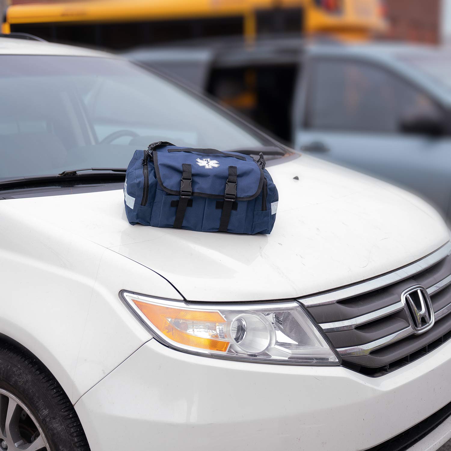 Professional First Aid Trauma Kit with Emergency Medical Supplies - Essential for Home, Car, Camping & Outdoor Safety