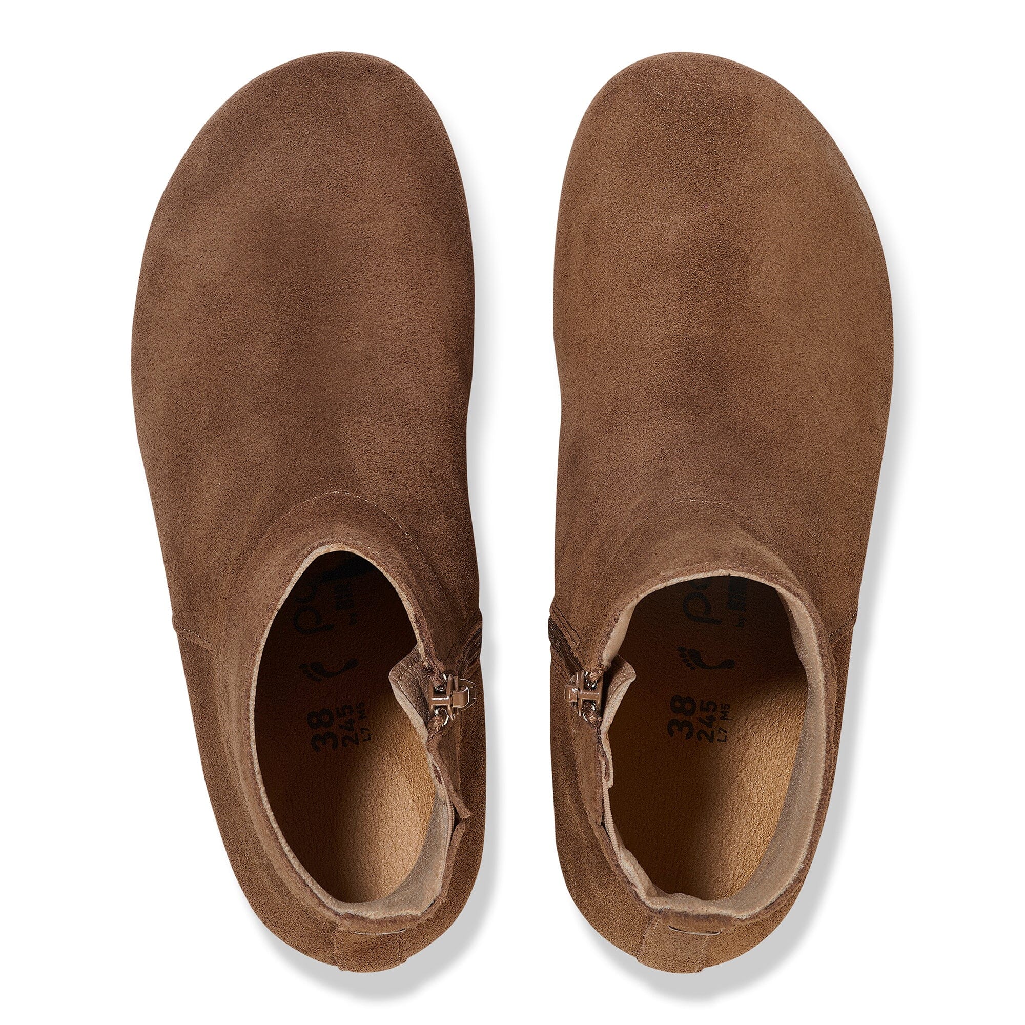 BIRKENSTOCK EBBA Women's Suede Leather Sandals - Comfortable Slip-On Shoes for Casual Wear, Walking & Outdoor Activities