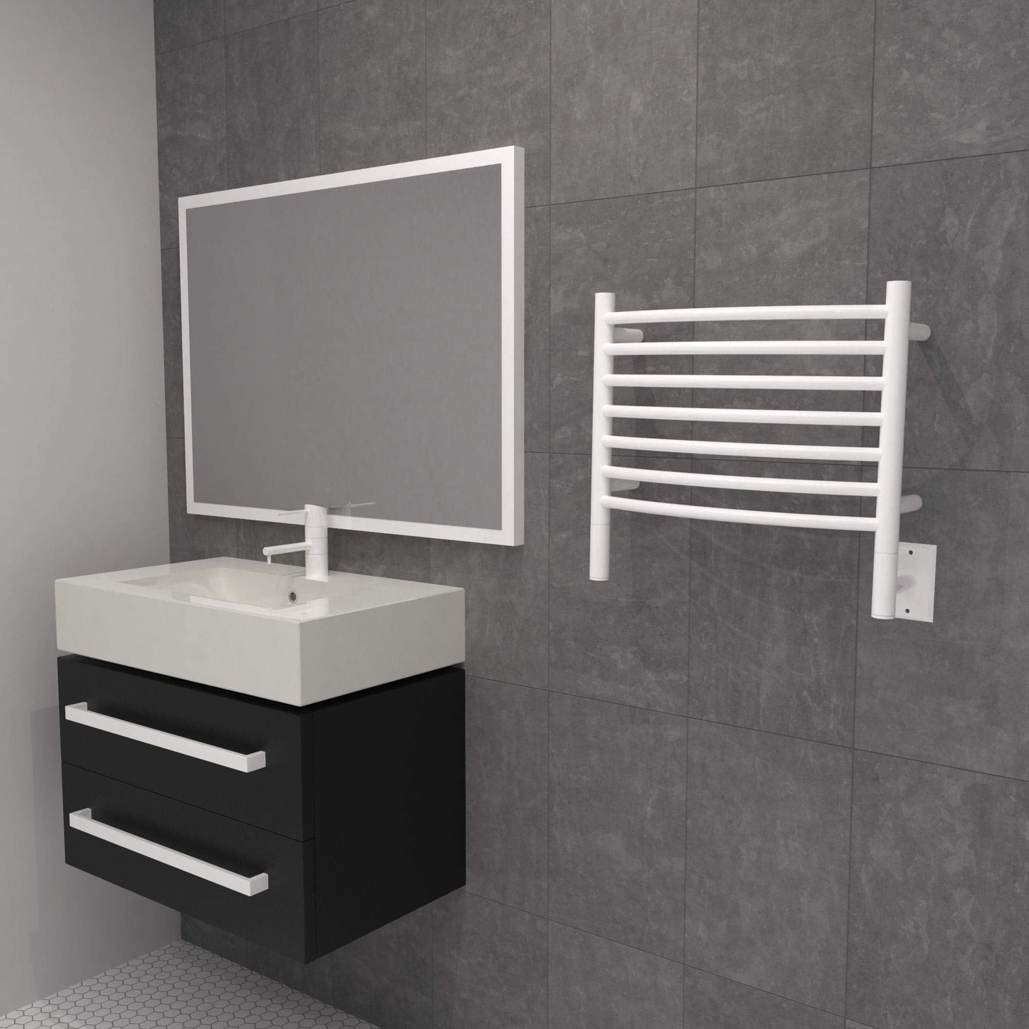 Amba Jeeves H Curved Hardwired Towel Warmer - 20.5