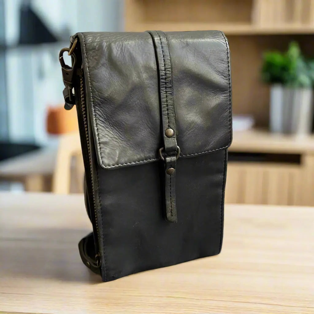 BOL Women's Genuine Leather Crossbody Phone Bag - Stylish & Secure Small Purse for iPhone, Wallet & Essentials - Perfect for Shopping, Travel & Everyday Use