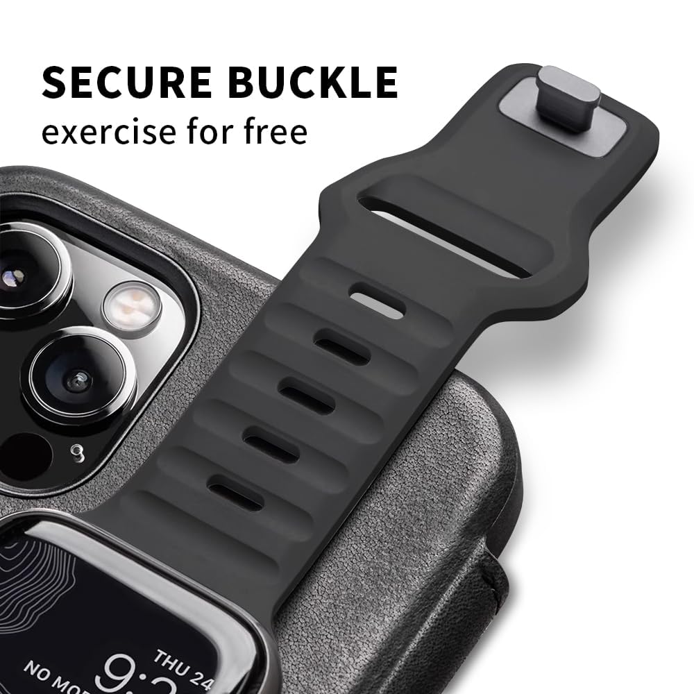 Premium Soft Silicone Sport Bands Compatible with Apple Watch Ultra/Series 10-1 (49mm/46mm/45mm/44mm/42mm/41mm/40mm/38mm) - Durable Replacement Watch Straps for Men & Women - Perfect for Workouts, Running & Everyday Wear