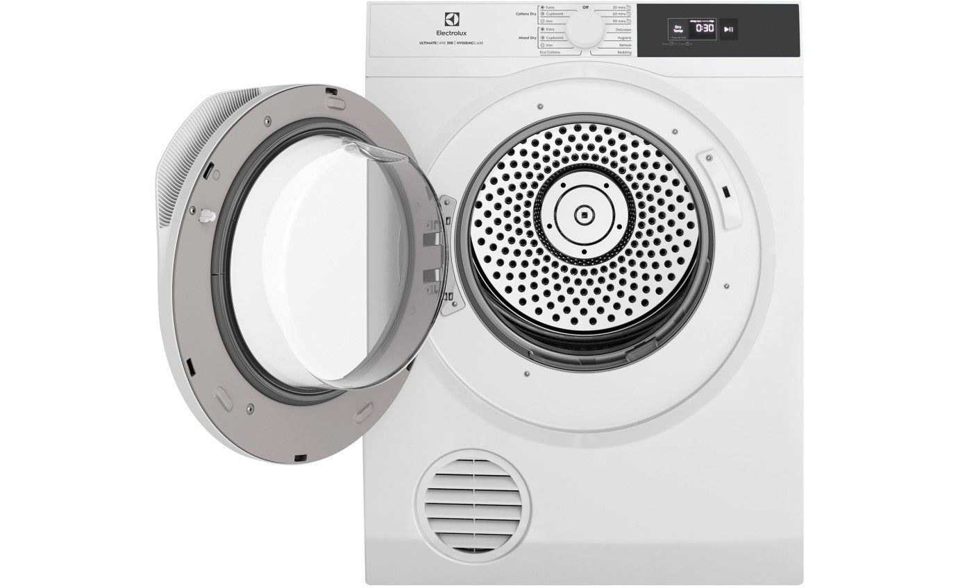 Electrolux 6kg UltimateCare 300 Vented Dryer with SensorDry Technology EDV605H3WC - Perfect for Laundry Rooms & Small Apartments