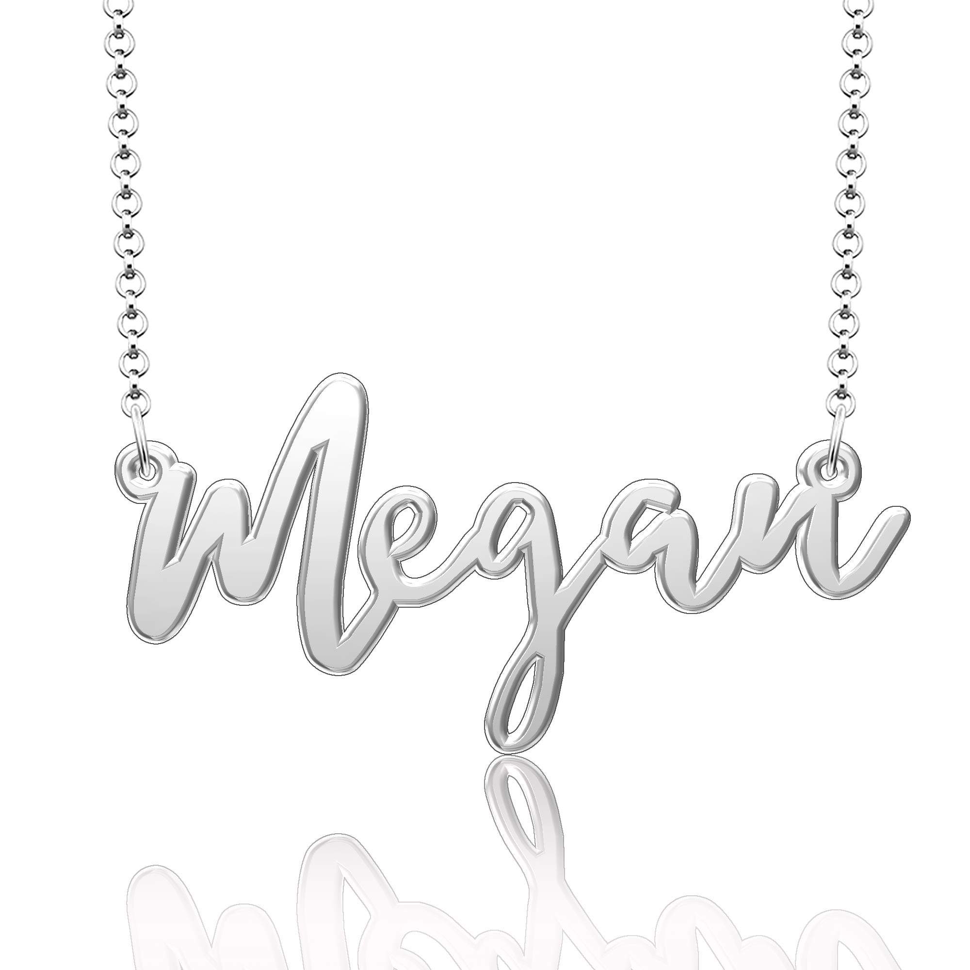 Custom 925 Sterling Silver Personalized Name Necklace - Unique Mother's Day Gift for Mom - Perfect for Birthdays, Anniversaries & Special Occasions