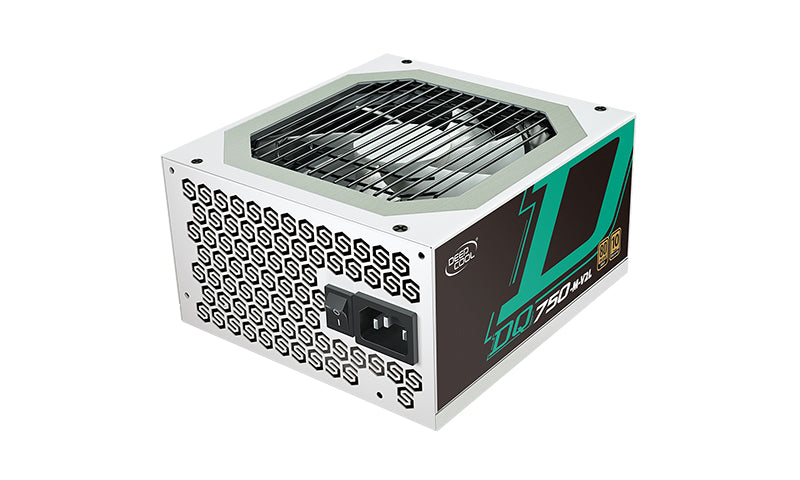 80 Plus Gold Certified 750W Fully Modular Power Supply - High Efficiency PSU for Gaming PC, Workstation & Home Office - White