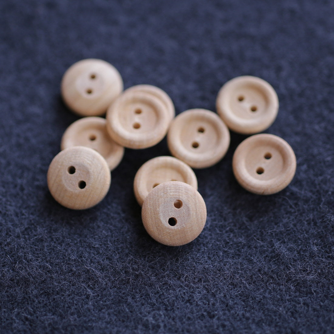 10pcs Natural Wooden Buttons for Sewing & Crafts - DIY Clothing, Scrapbooking, Home Decor & Gifts