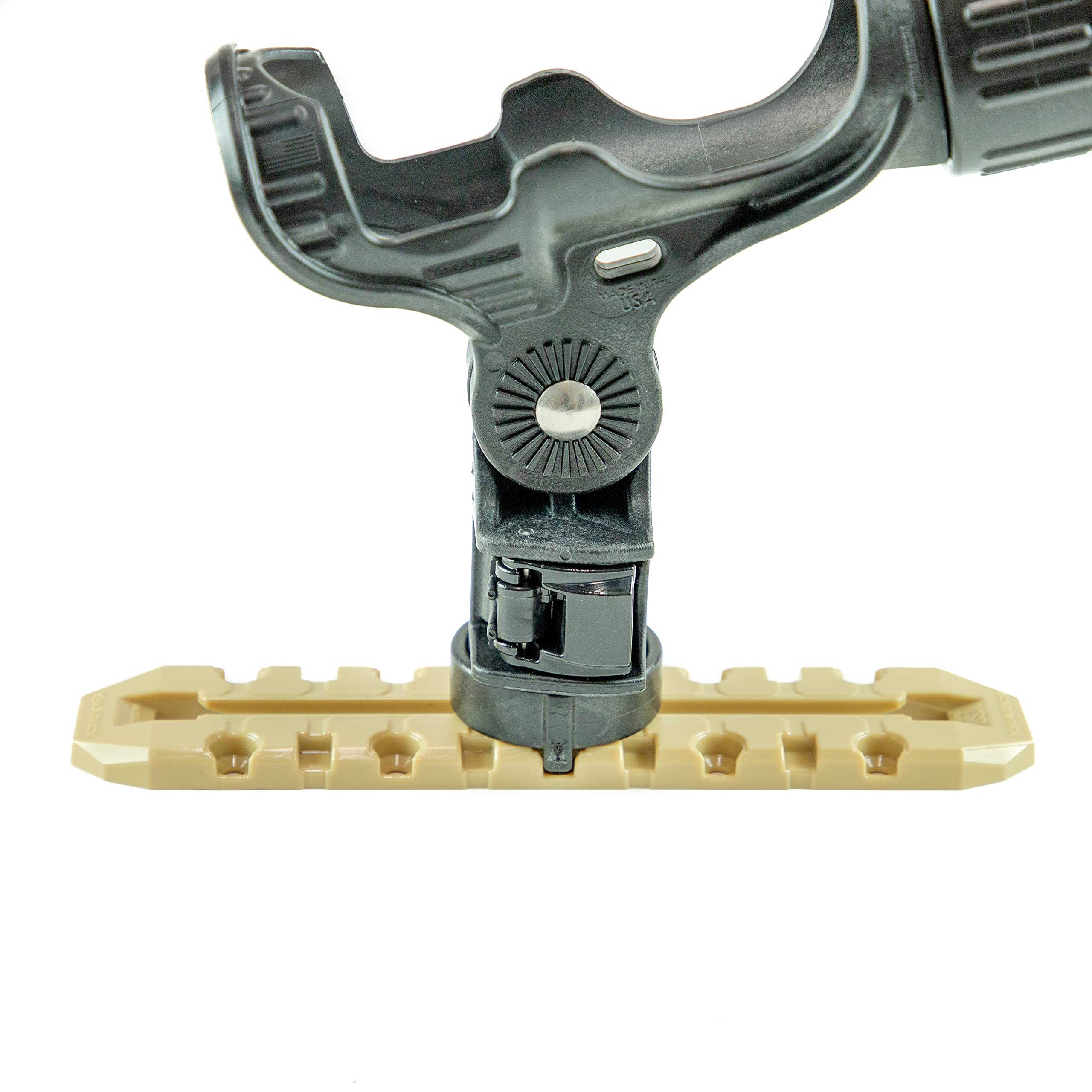 YakAttack GridLoc MightyMount XL 9 Kayak Accessory Mount - Desert Sand - Heavy Duty Kayak Fishing Gear for Rod Holders, Cameras & Electronics - Perfect for Kayak Anglers & Outdoor Adventures