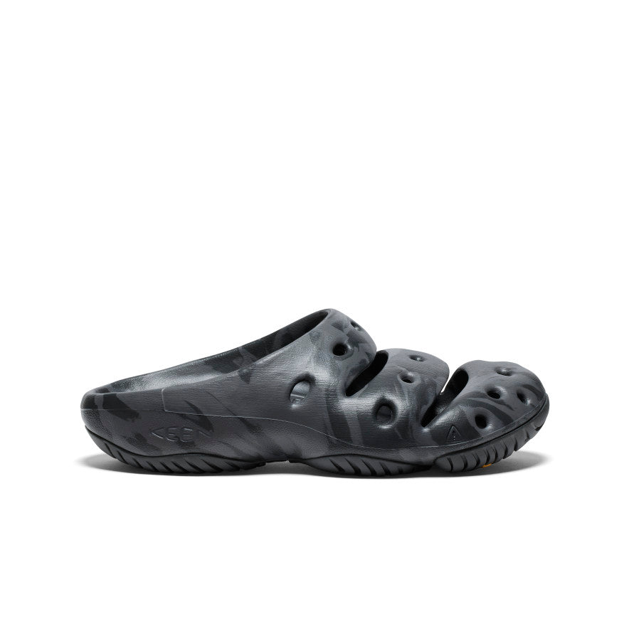 Men's Yogui Clog Shoes - Black Marble Pattern Slip-On Sandals for Comfort & Style | Perfect for Beach, Pool, Spa & Indoor Wear