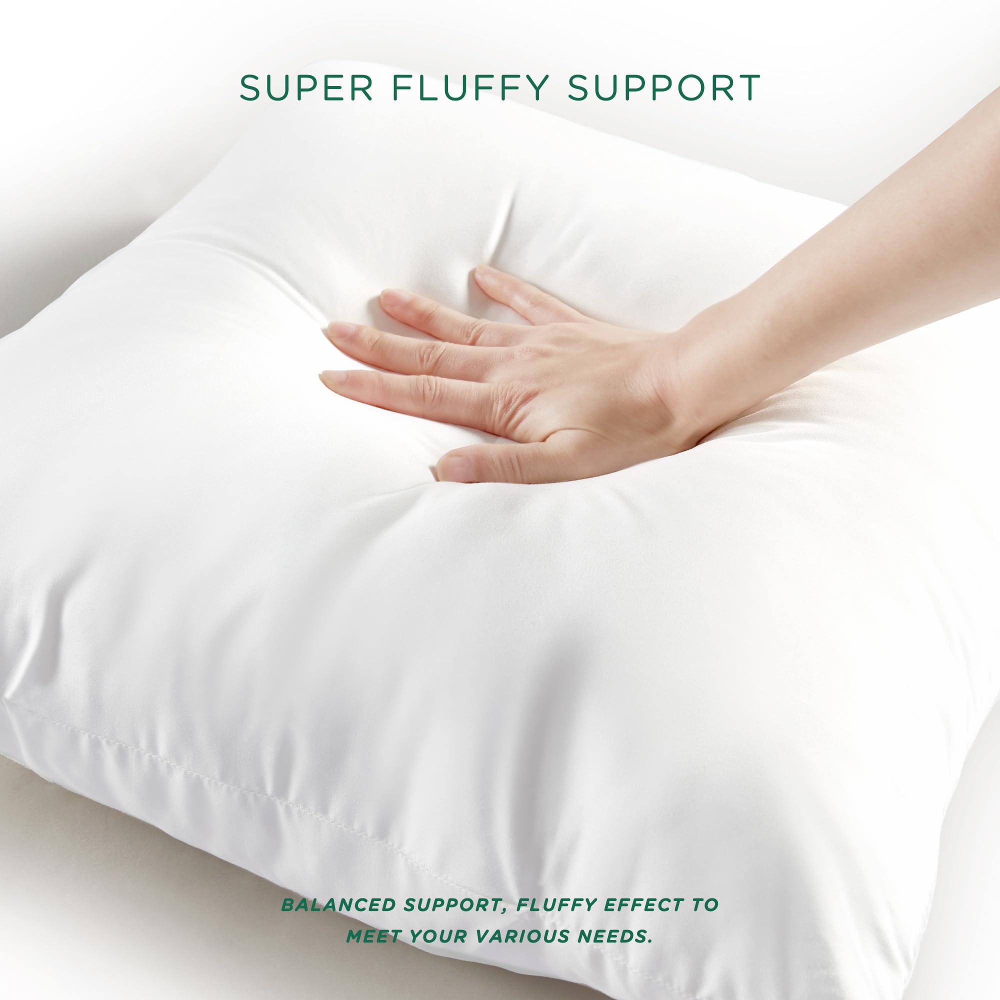 12x20 Water Resistant Outdoor Lumbar Pillow Inserts - Set of 4 for Patio Furniture | Perfect for Garden, Poolside & Deck Decor