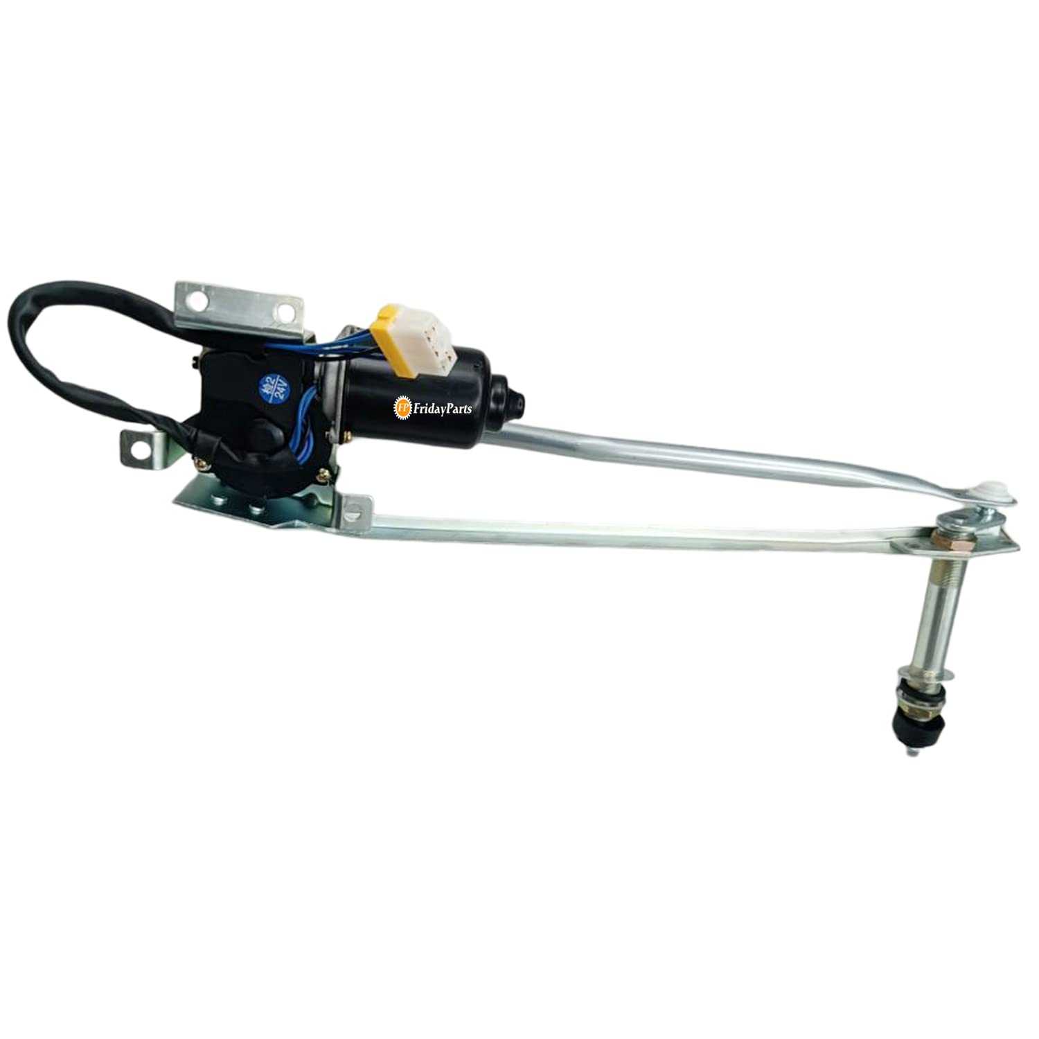 FridayParts Wiper Motor Assembly 20Y-54-39402 20Y5439402 Replacement for Komatsu Excavator Models PC100-6 PC120-6 PC130-6 PC200-6 PC200LC-6 - Heavy Duty Construction Equipment Wiper System