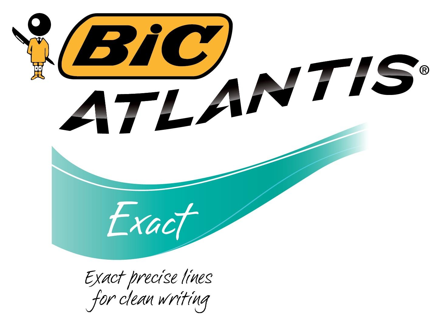 BIC Glide Exact Retractable Ballpoint Pens - Fine Point 0.7mm Blue Ink - Smooth Writing for Office, School & Note Taking - Pack of 3 Pens
