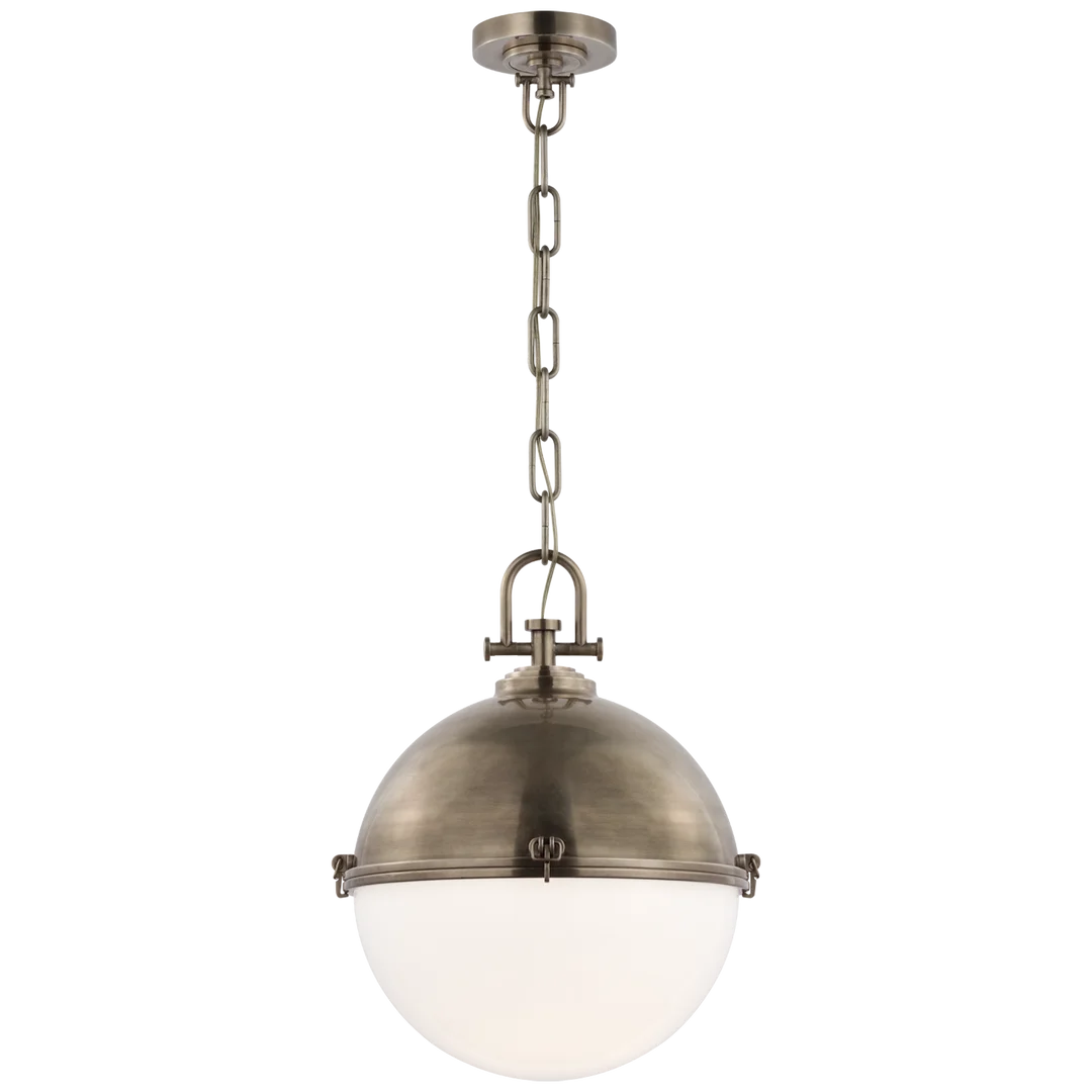 Andre Extra Large Globe Pendant Light - Modern Industrial Ceiling Fixture for Living Room, Dining Room, or Kitchen Decor