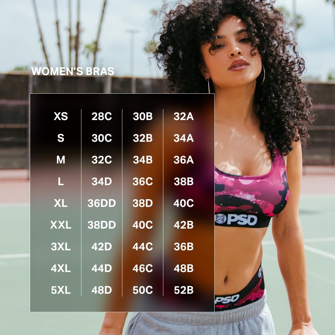 PSD Women's Spongebob Squarepants Racerback Sports Bra - Breathable Microfiber Workout Top for Running, Yoga & Gym