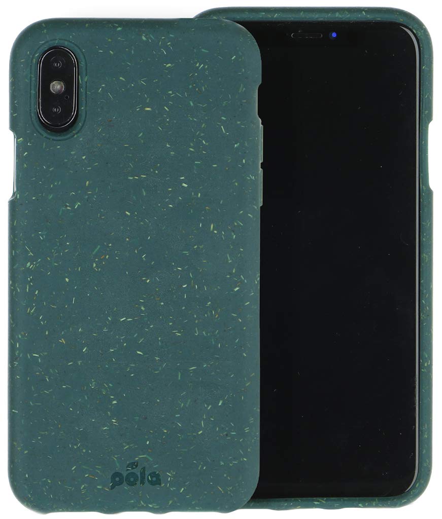 Eco-Friendly iPhone Xs Max Case - 100% Biodegradable & Compostable | Sustainable Phone Cover for iPhone Xs Max | Perfect for Outdoor, Travel & Eco-Conscious Lifestyle (Green)
