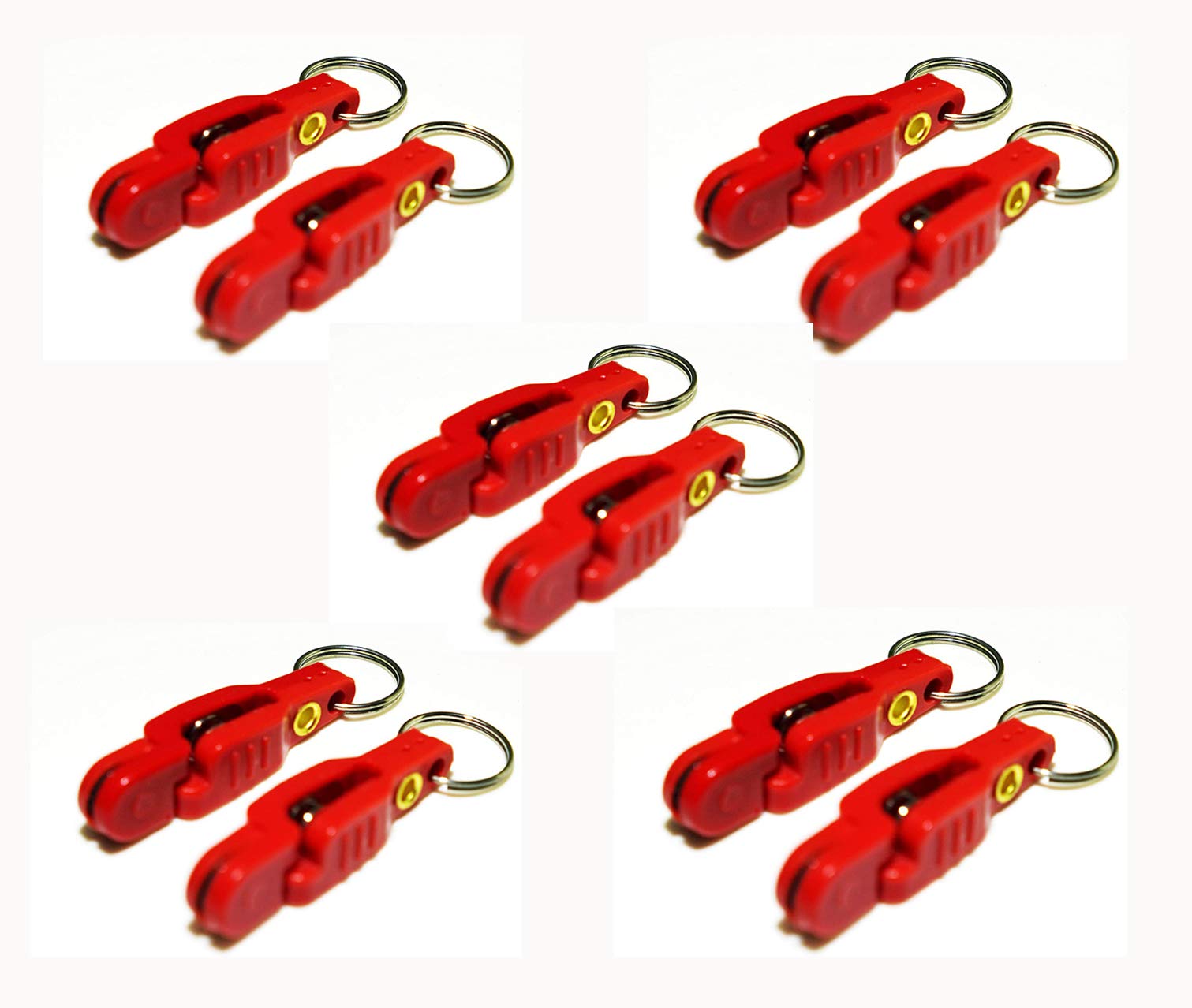 Bimini Lures Pro Snap Weights for Trolling Fishing - Red Clip | Premium Trolling Weights for Walleye, Salmon & Bass | Perfect for Deep Water Trolling & Offshore Fishing
