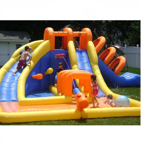 KidWise Summer Blast Waterpark - Inflatable Kids Water Slide for Backyard Fun, Outdoor Pool Party & Summer Activities | Perfect for Birthday Parties, Family Gatherings & Backyard Play