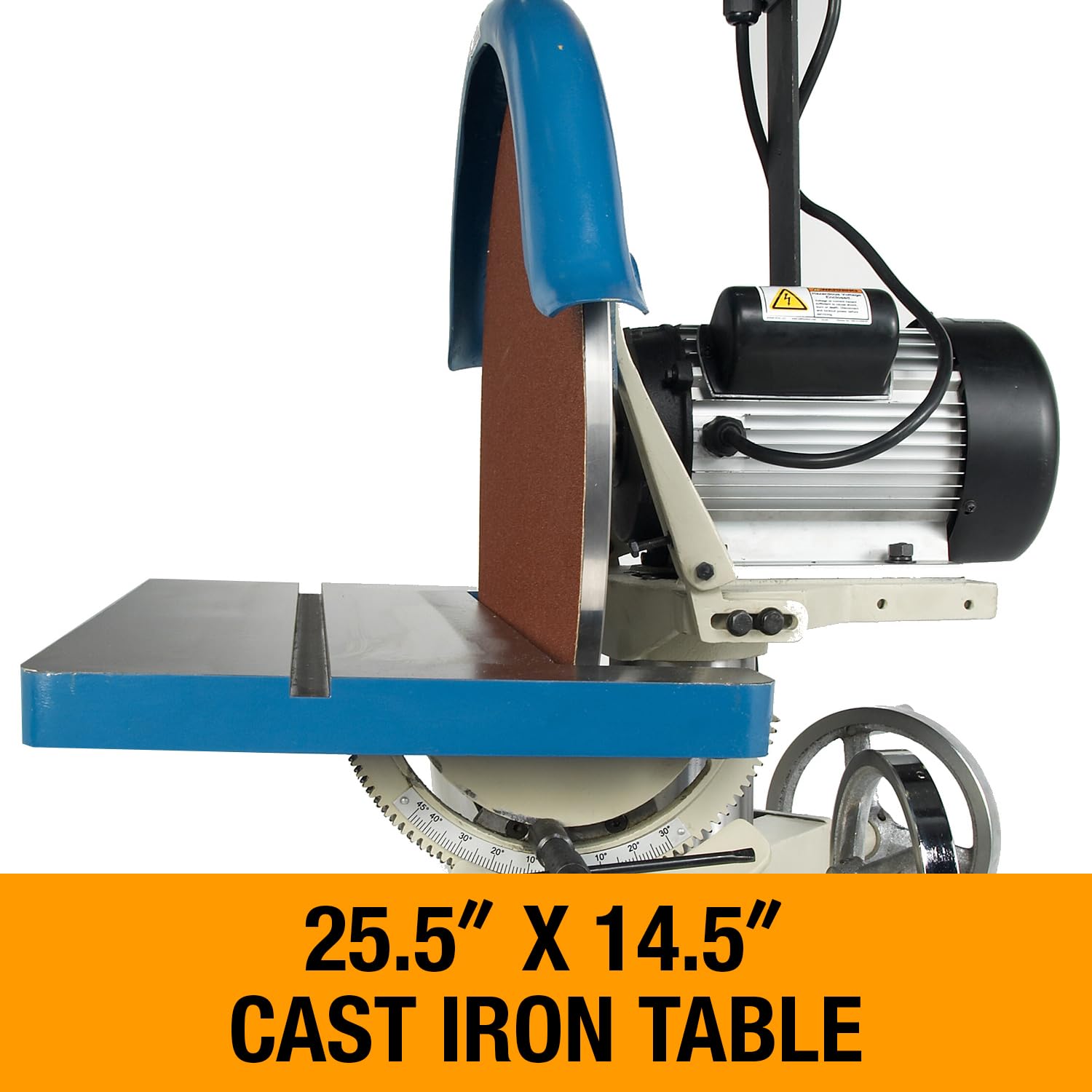 Baileigh DG-500 20-Inch Disc Grinder - 1100 RPM, 1 Phase 220V - Heavy Duty Metal Grinding for Welding, Fabrication & Industrial Use