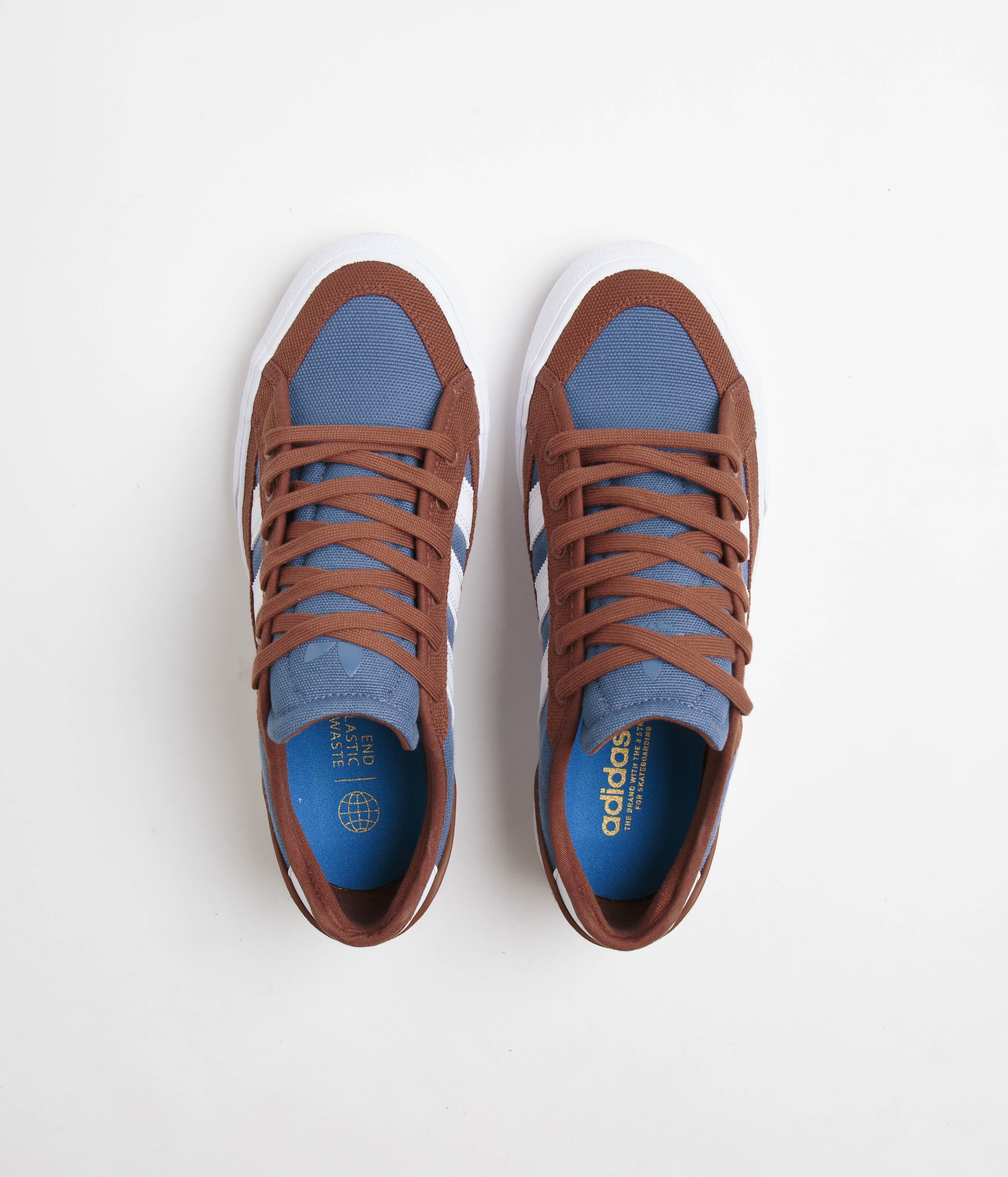 Adidas Court TNS Premiere Shoes for Men - Brown/FTWR White/Crew Blue - Tennis & Casual Sneakers for Everyday Wear
