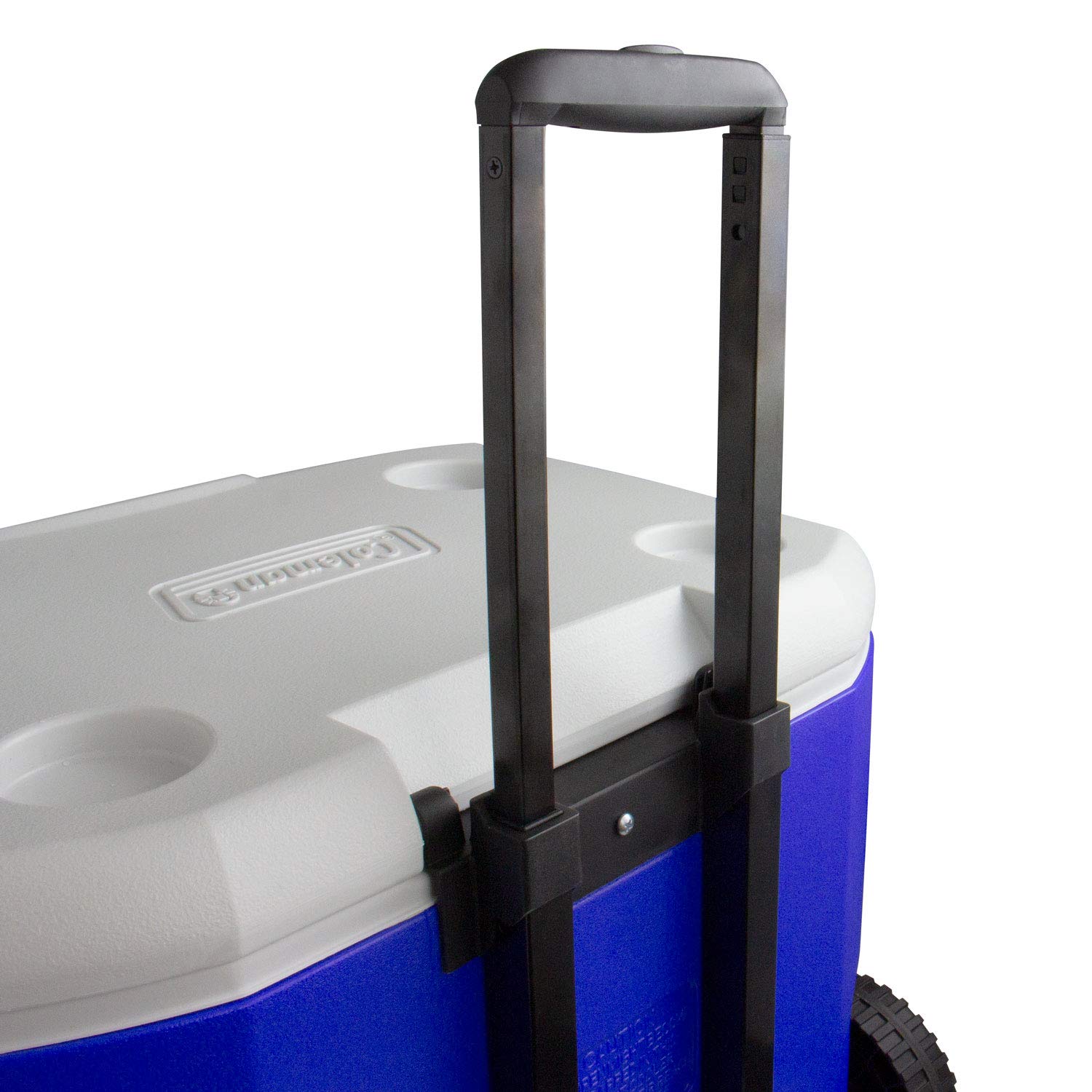 Kegco 1 Tap Jockey Box Portable Beer Dispenser - Blue Stainless Steel Cooler for Outdoor Parties, Camping & Tailgating