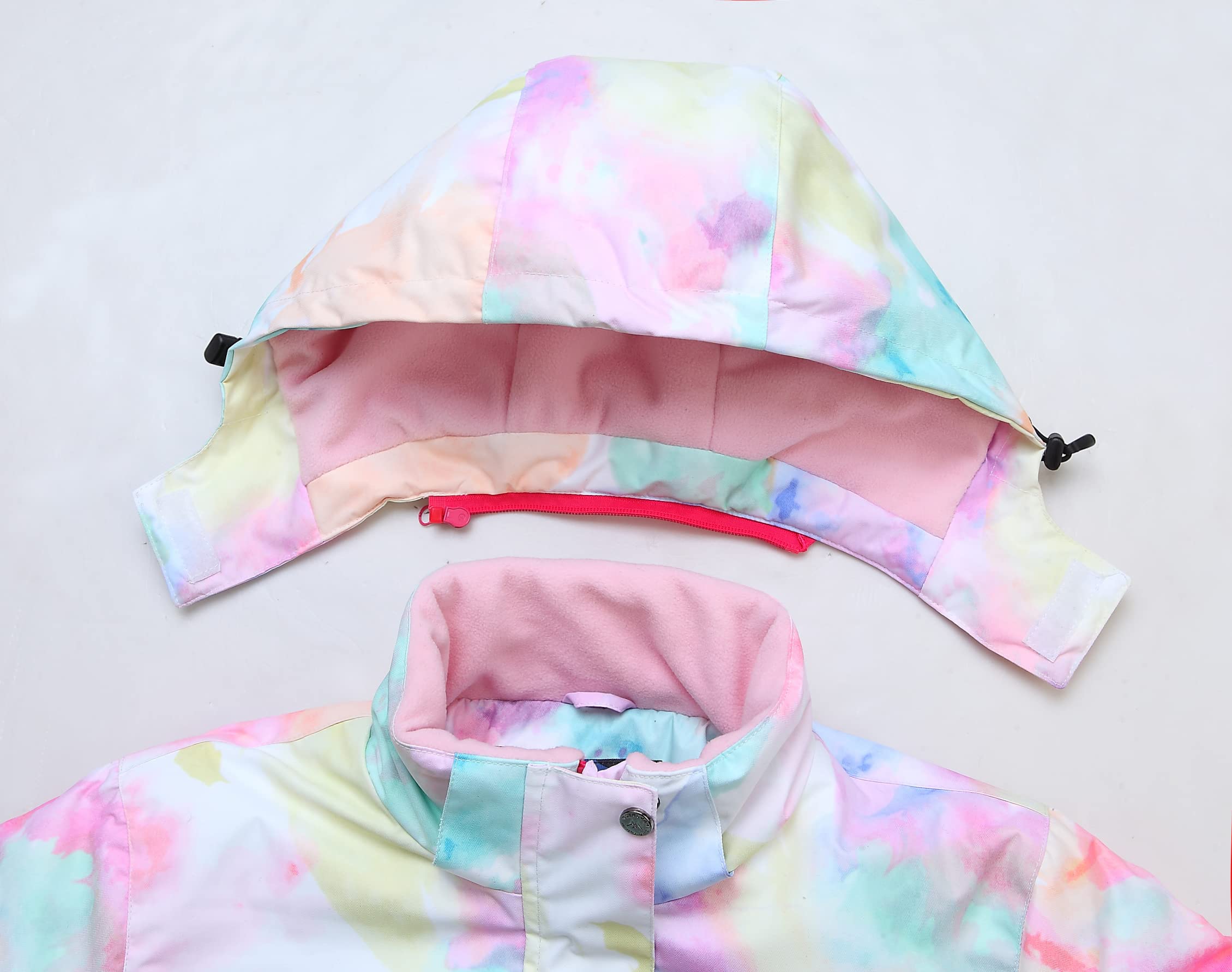 SEARIPE Girls Waterproof Ski Jacket and Pants Set - Winter Warm Snowsuit for Kids & Toddlers - Outdoor Snowboarding, Skiing, and Winter Play