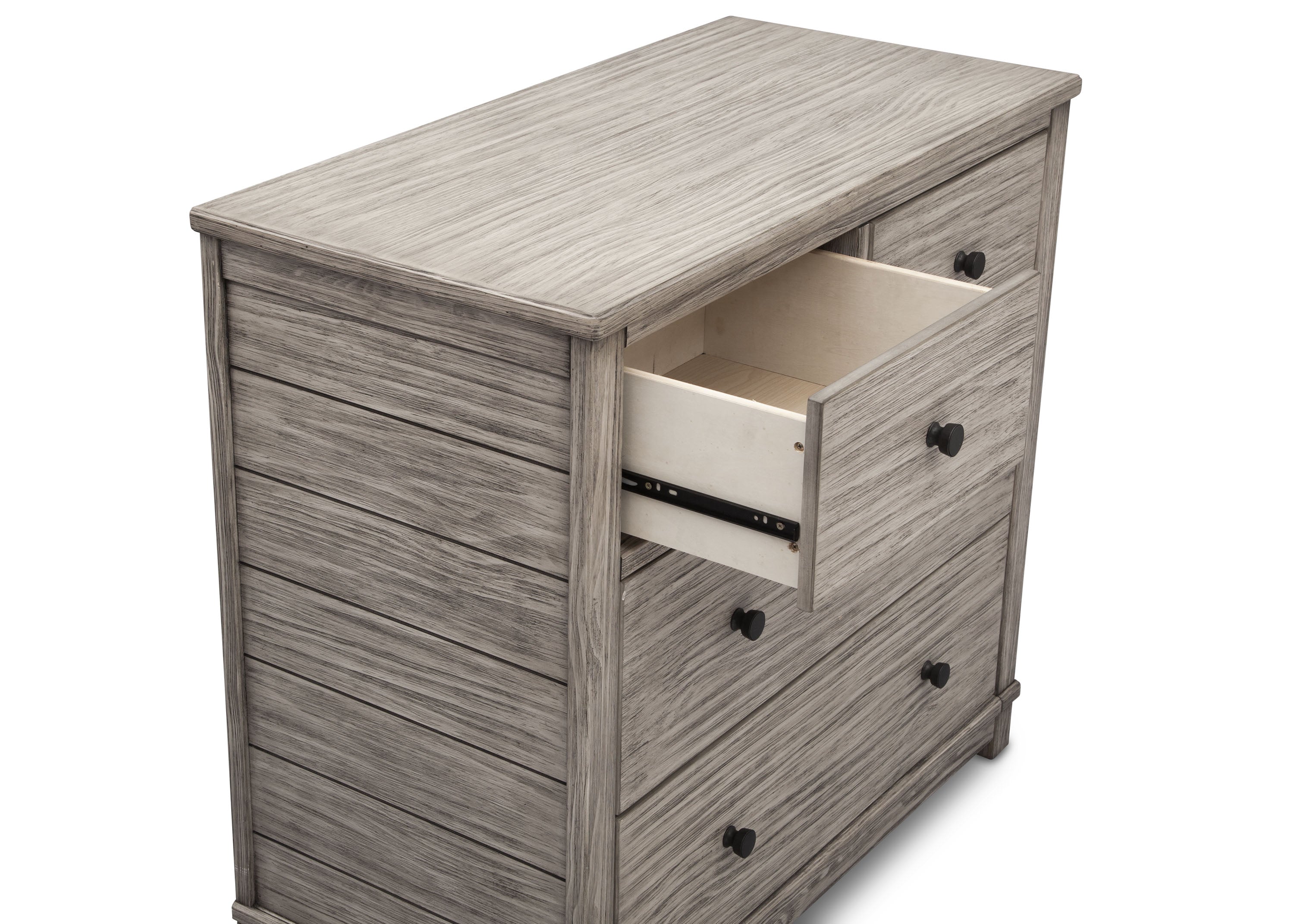 Modern 4-Drawer Baby Dresser with Changing Top & Secure Interlocking Drawers - Perfect for Nursery Organization & Infant Care