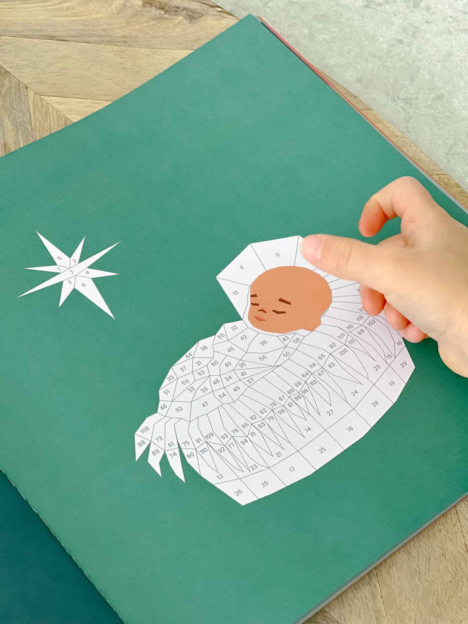 Pray By Sticker Christmas Activity Book for Kids - Fun Holiday Crafts, Bible Stories & Sticker Scenes - Perfect for Family Bonding, Sunday School & Christmas Gifts