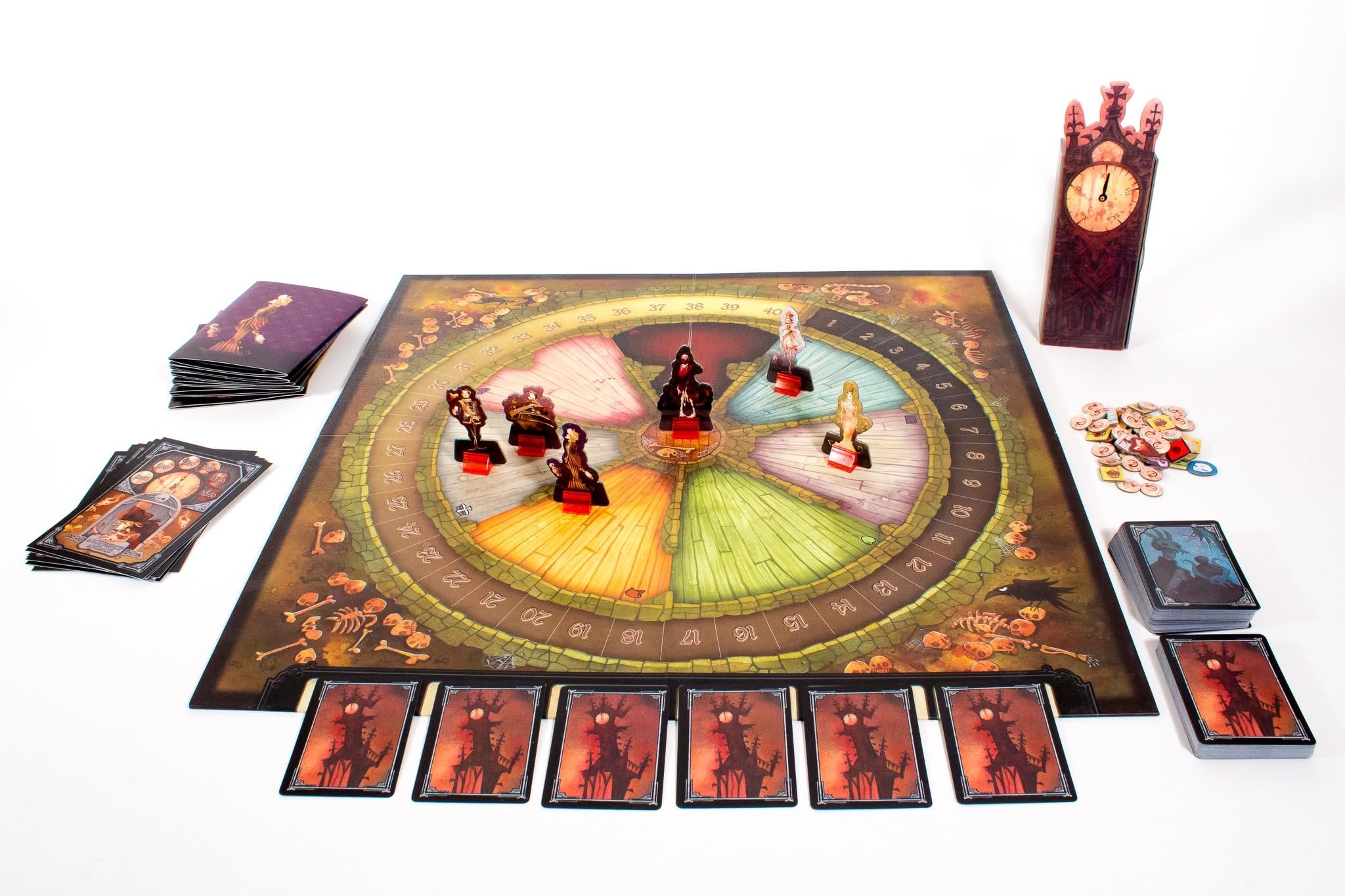IDW Games Masque of The Red Death Board Game - Gothic Horror Strategy Game for Adults & Teens - Perfect for Game Nights & Halloween Parties