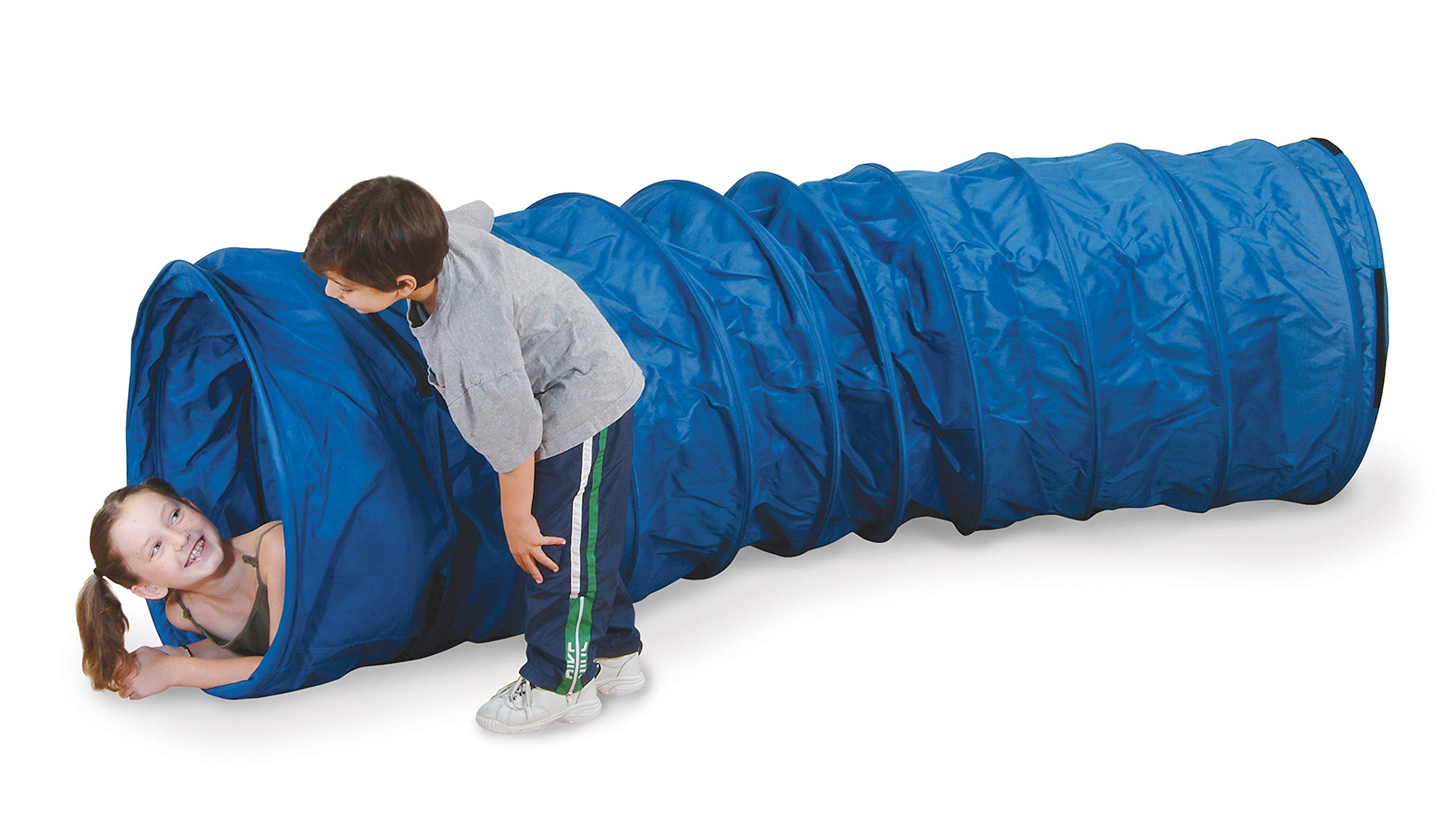 Pacific Play Tents 90005 Kids 15-Foot Crawl Tunnel - Blue Indoor/Outdoor Play Tent for Toddlers & Children - Perfect for Playrooms, Backyards, and Birthday Parties