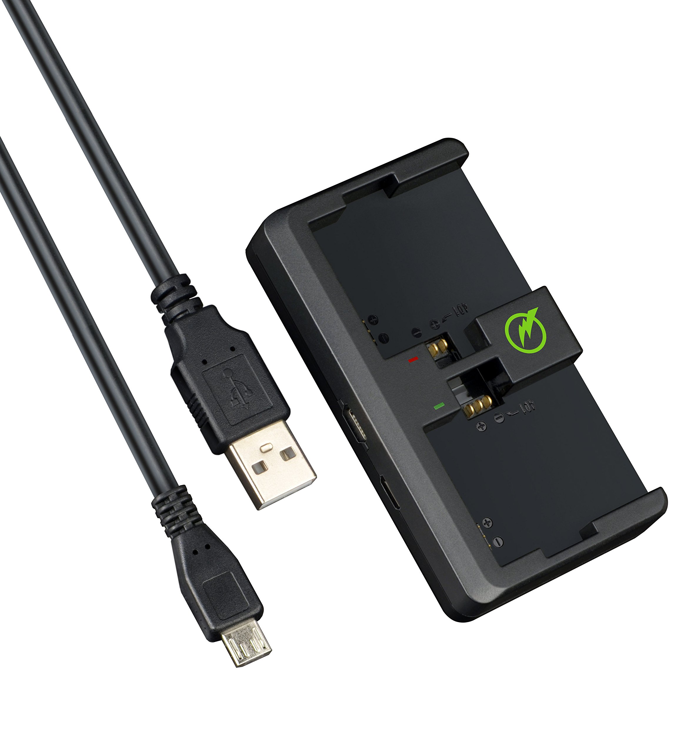 Universal GoPro Hero4 Black/Silver & Hero3+ Battery Charger - Fast USB Charging for Action Cameras - Perfect for Travel, Hiking, and Outdoor Adventures