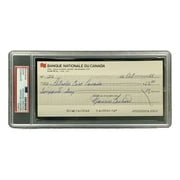 Maurice Richard Autographed Montreal Canadiens Bank Check #26 PSA/DNA Certified - Perfect for Hockey Memorabilia Collectors and Sports Fans Display