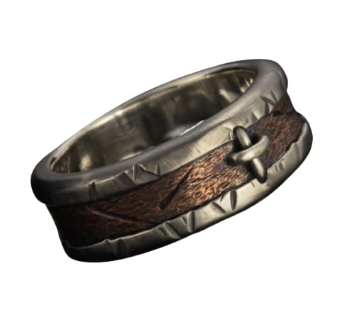 Sterling Silver Cross Ring for Men - Handmade Christian Jewelry, Baptism Gift for Him - RS-1256 | Perfect for Church, Weddings & Special Occasions